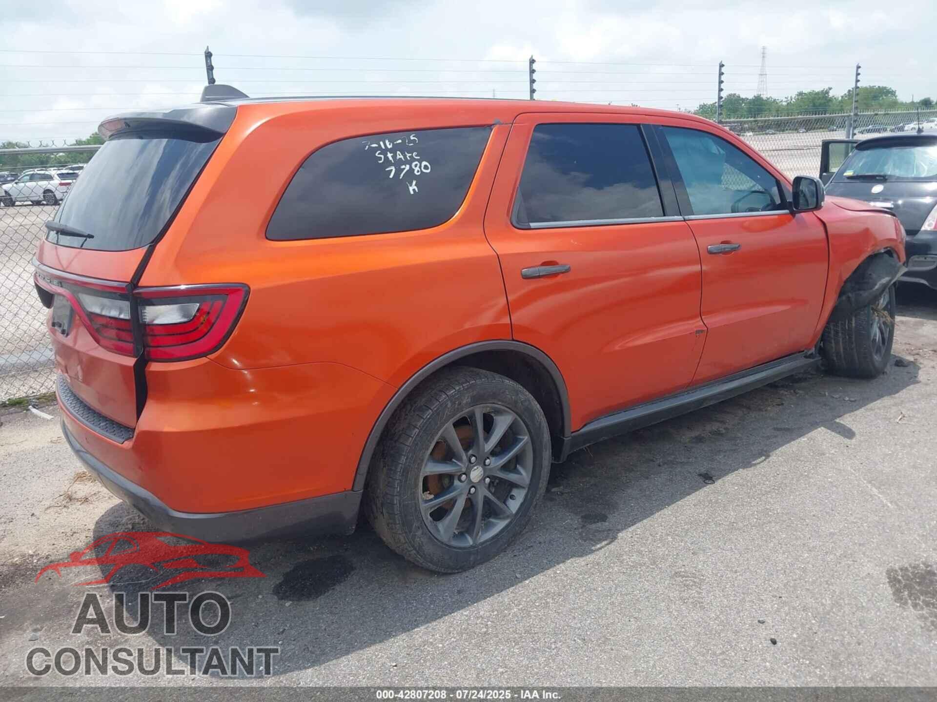DODGE DURANGO 2017 - 1C4RDJDG7HC917780