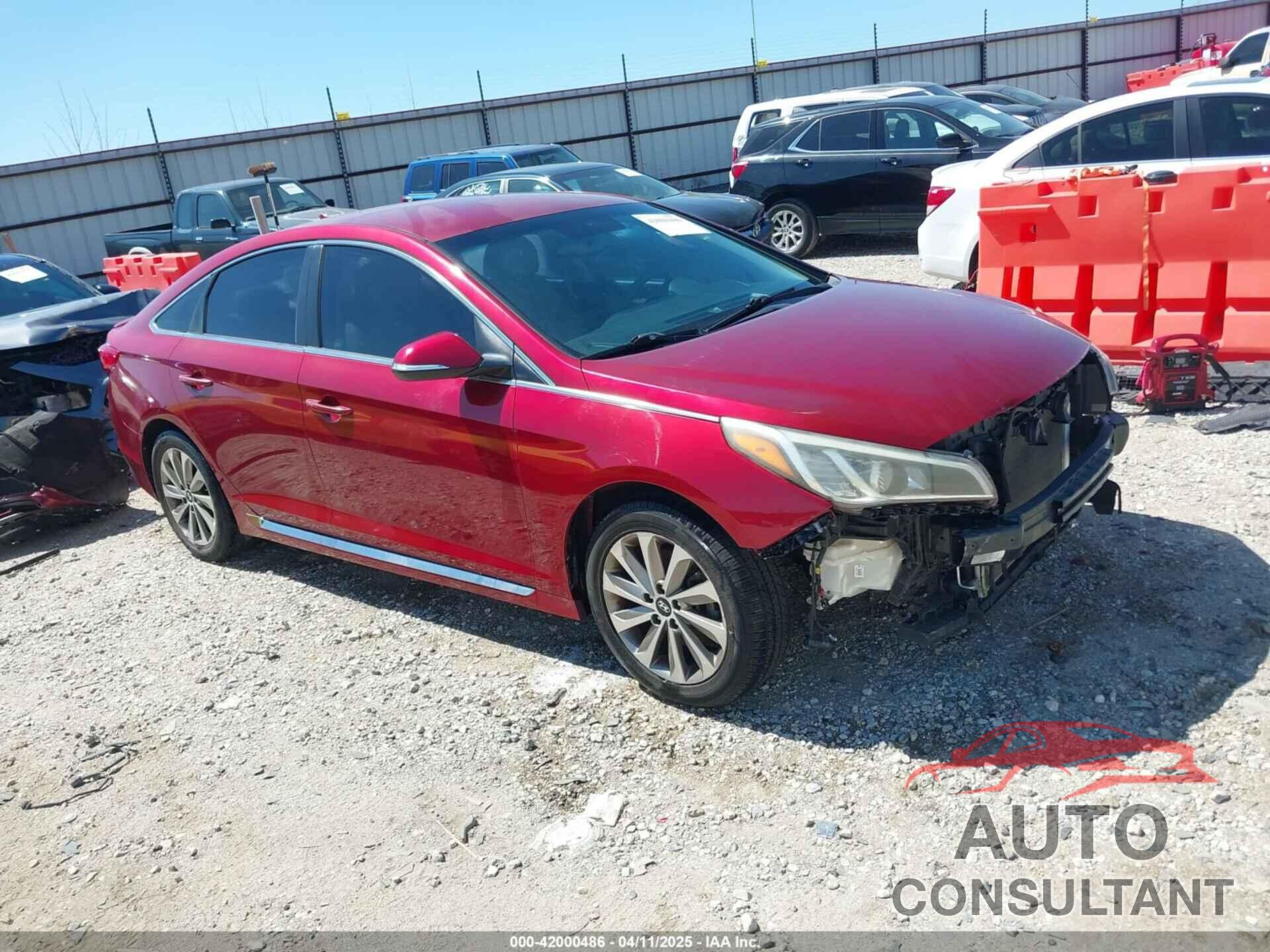 HYUNDAI SONATA 2016 - 5NPE34AF7GH396416