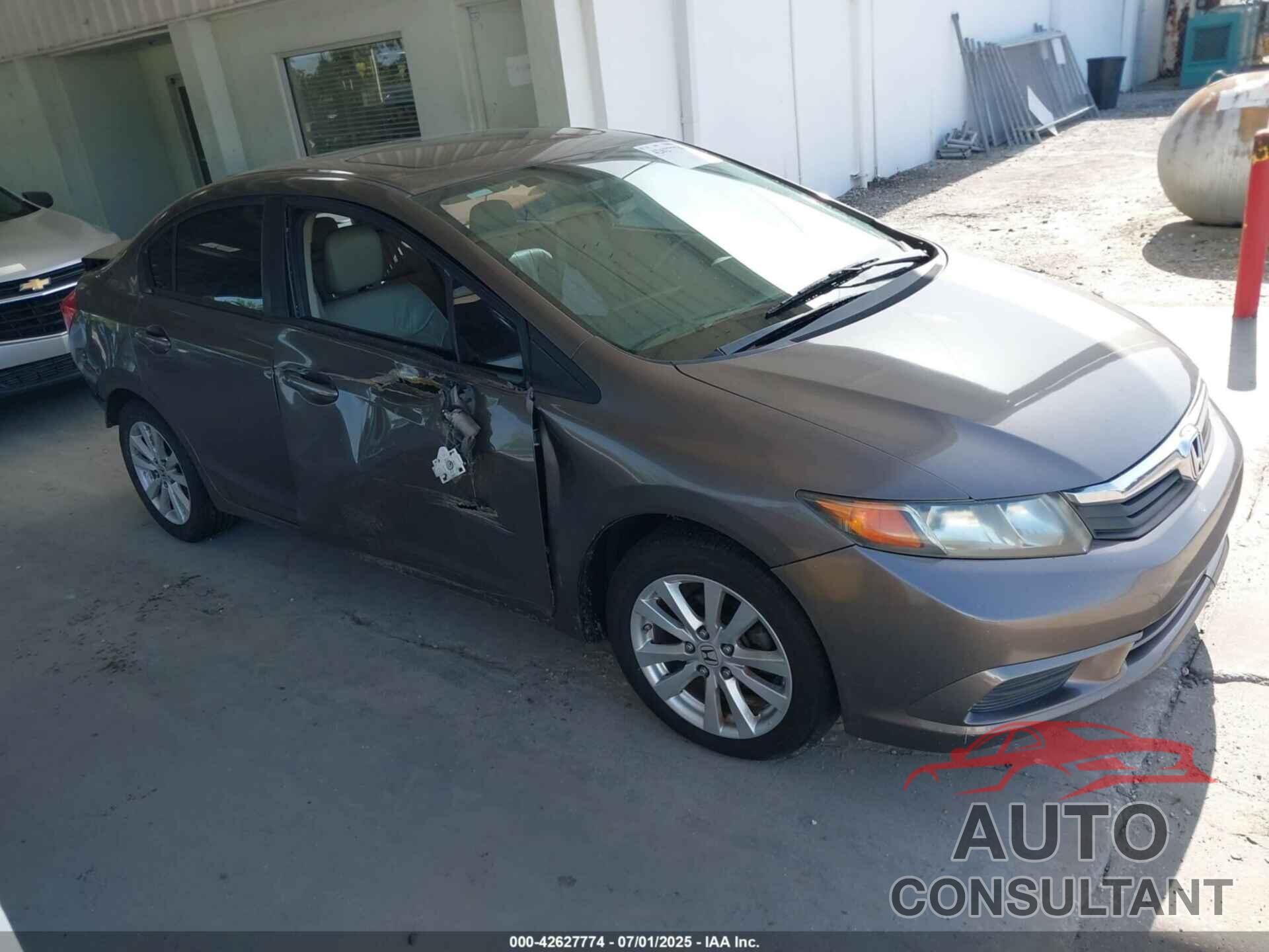 HONDA CIVIC 2012 - 19XFB2F91CE024244