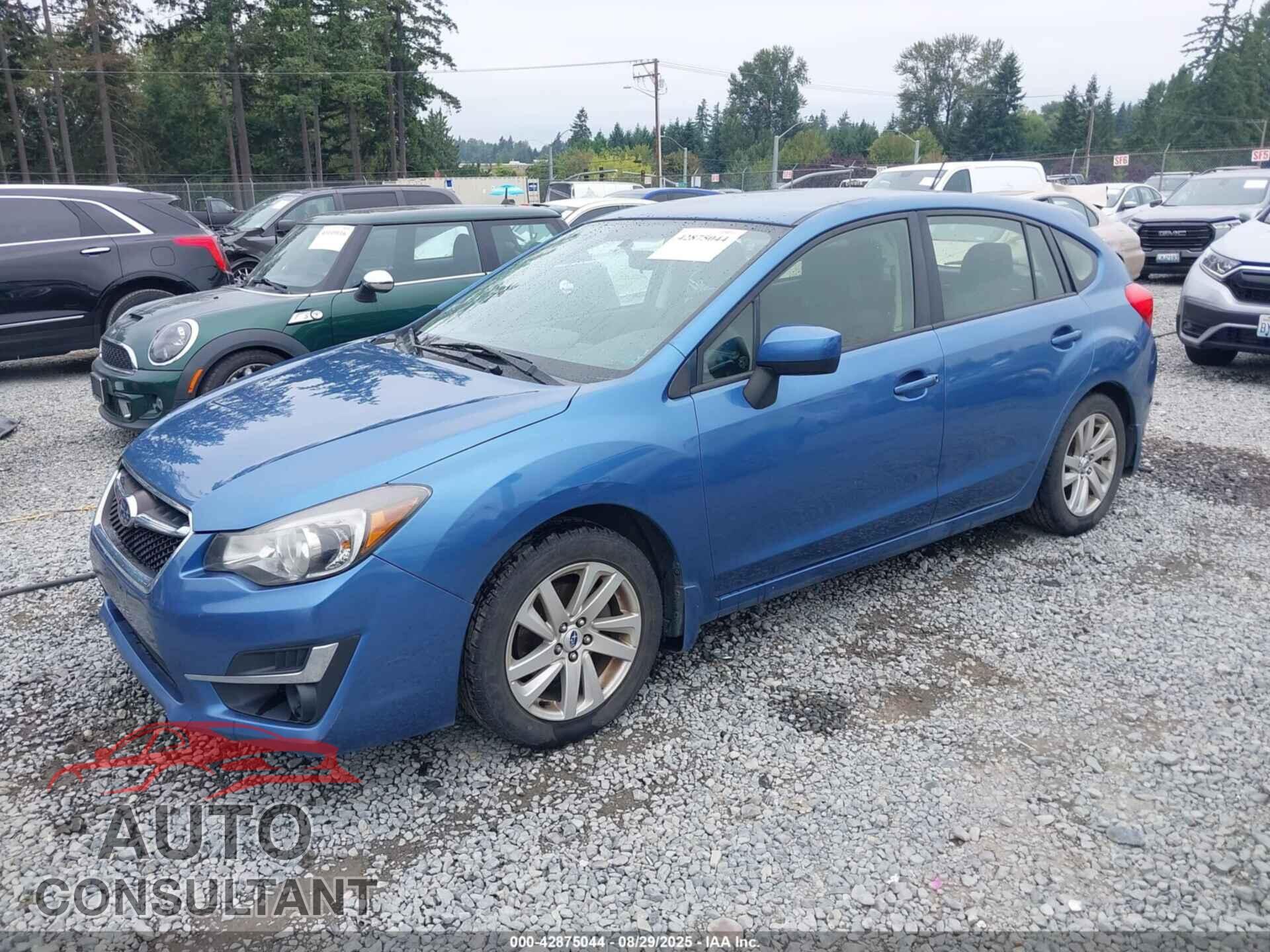 SUBARU IMPREZA 2015 - JF1GPAC65F8330149