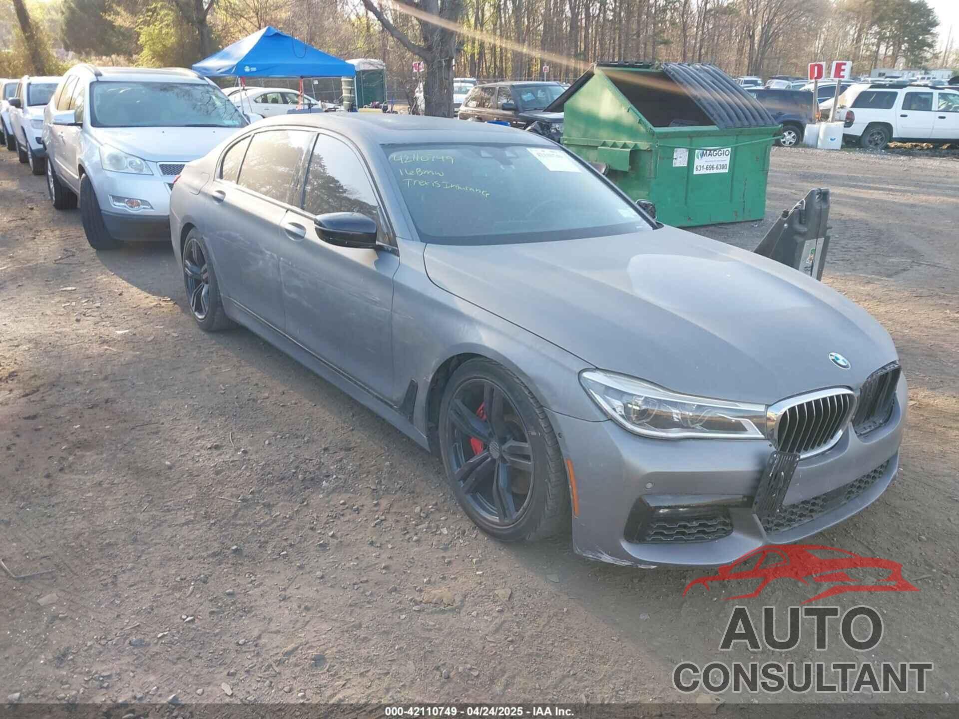 BMW 750I 2016 - WBA7F2C53GG417885
