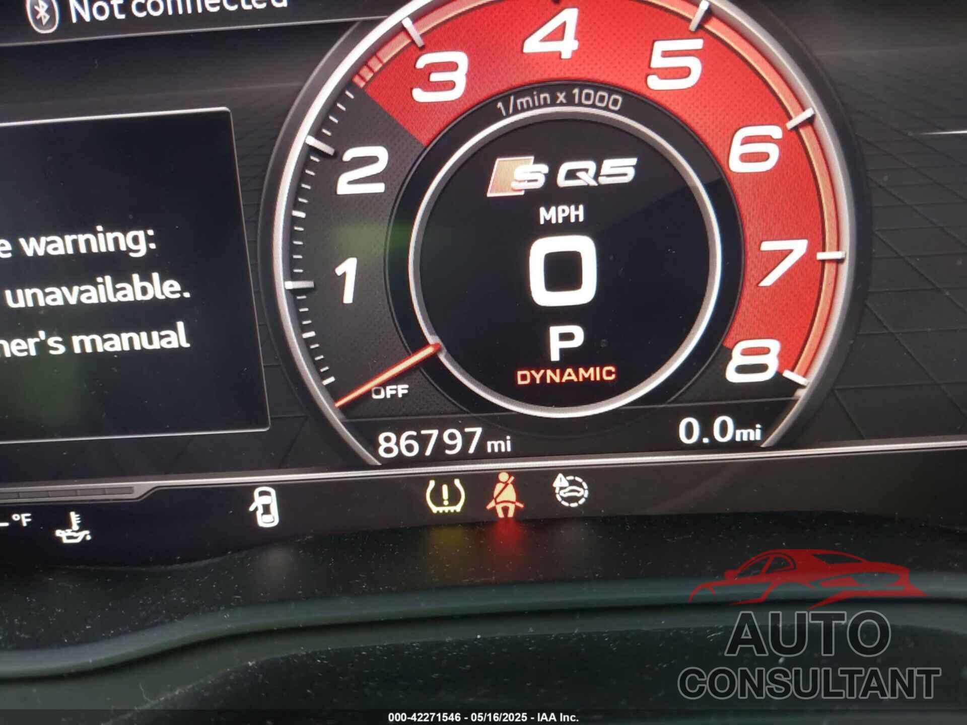 AUDI SQ5 2019 - WA1C4AFY7K2015553