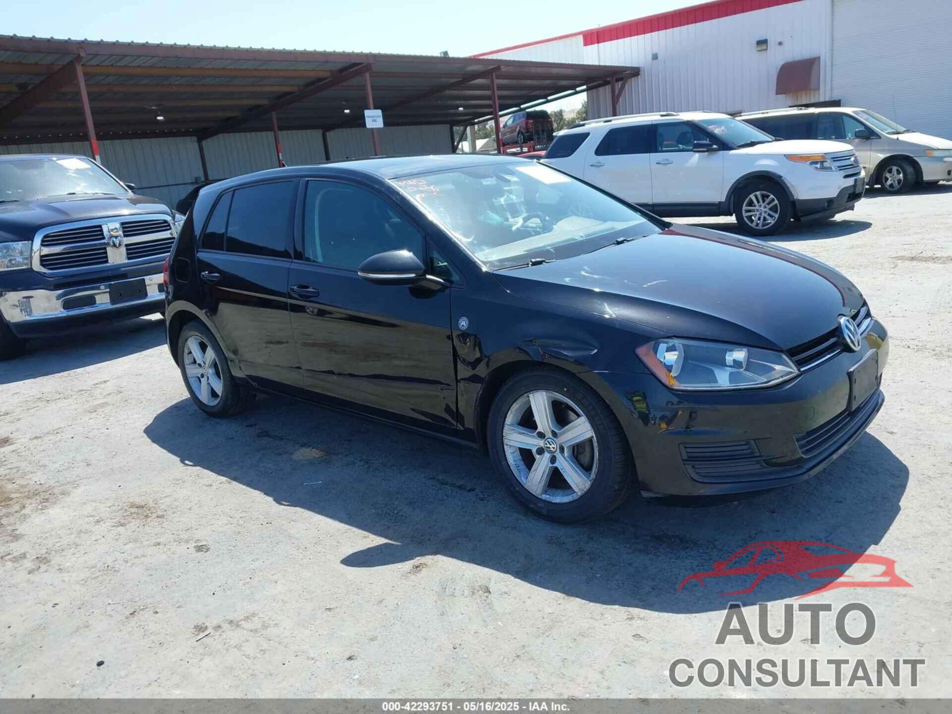 VOLKSWAGEN GOLF 2017 - 3VW217AU2HM011538
