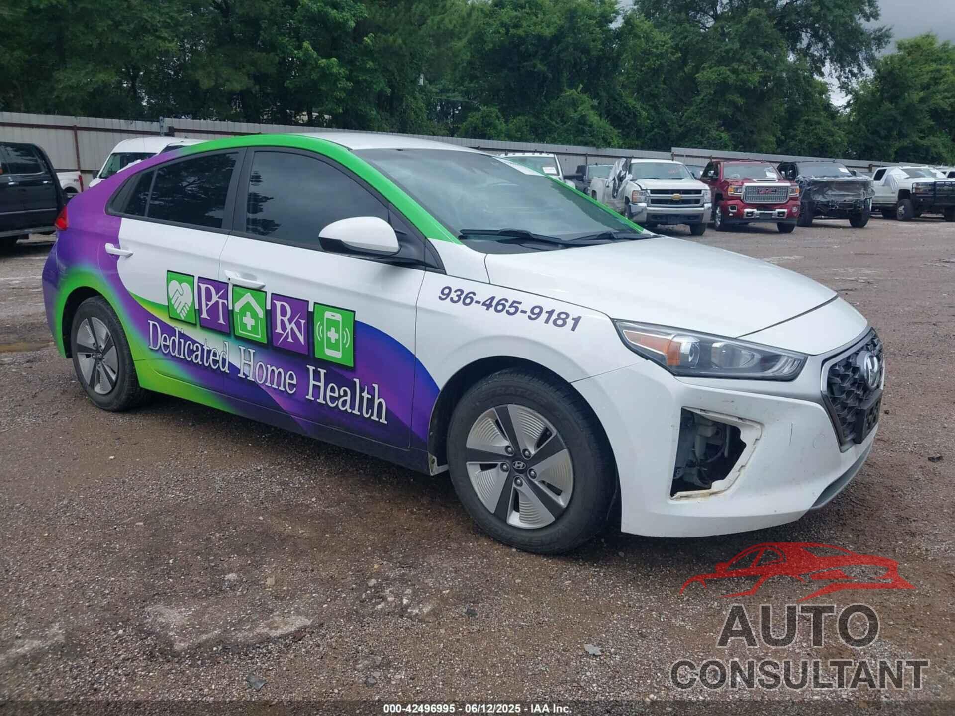 HYUNDAI IONIQ HYBRID 2022 - KMHC65LC3NU281365