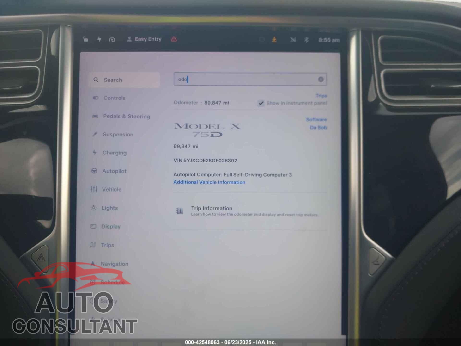 TESLA MODEL X 2016 - 5YJXCDE28GF026302