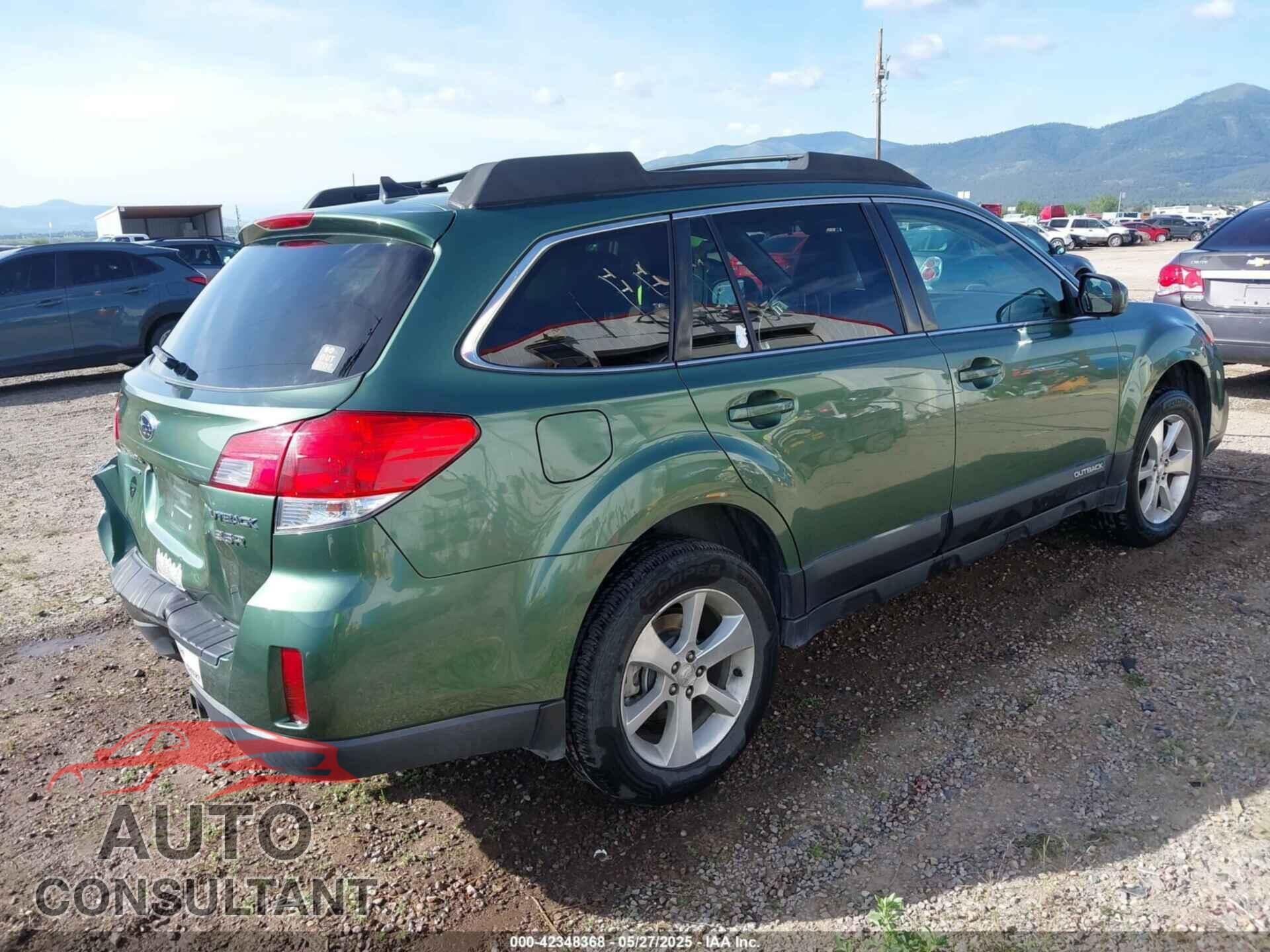 SUBARU OUTBACK 2013 - 4S4BRDPC2D2307116