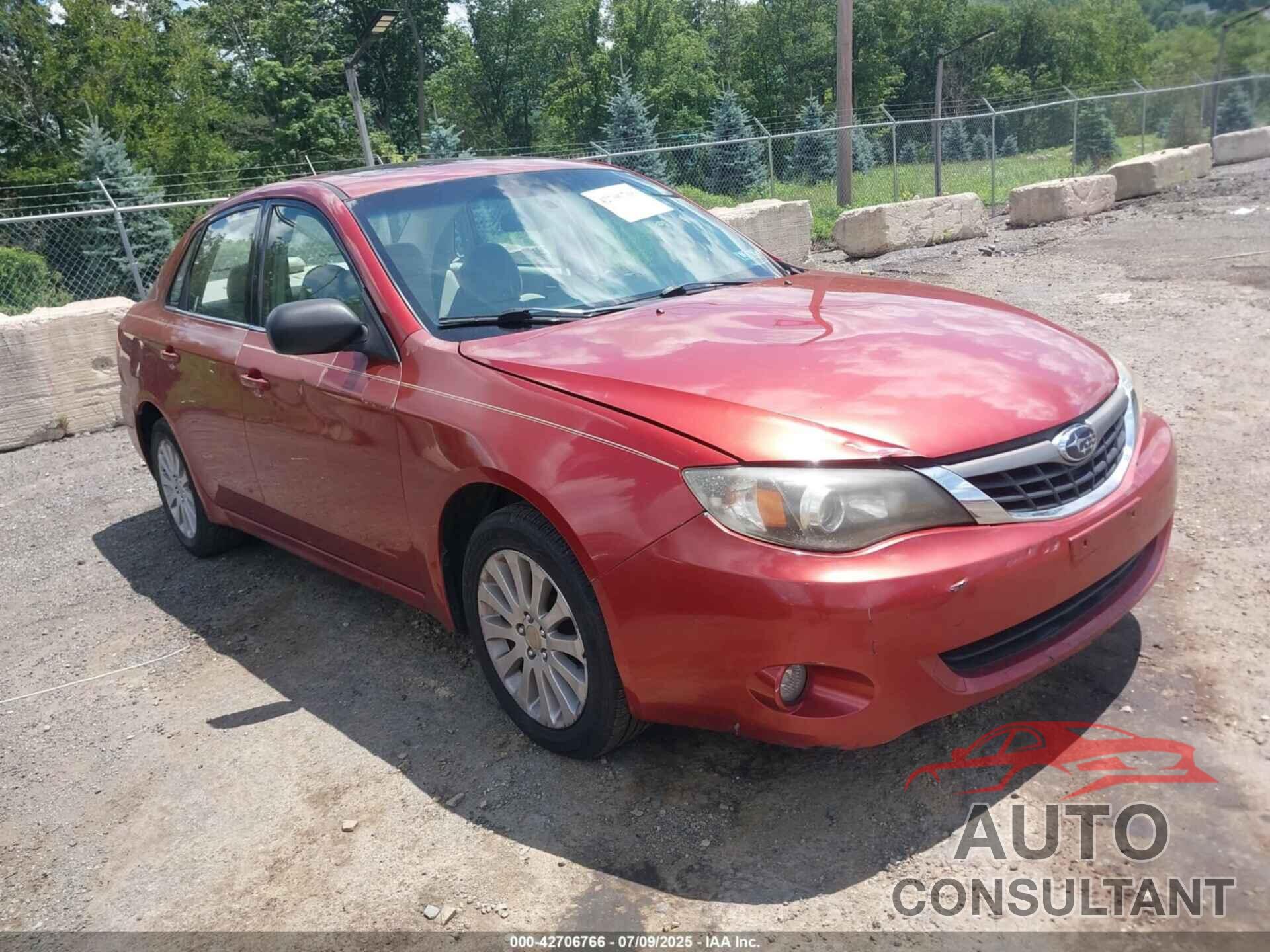 SUBARU IMPREZA 2009 - JF1GE60629H520065