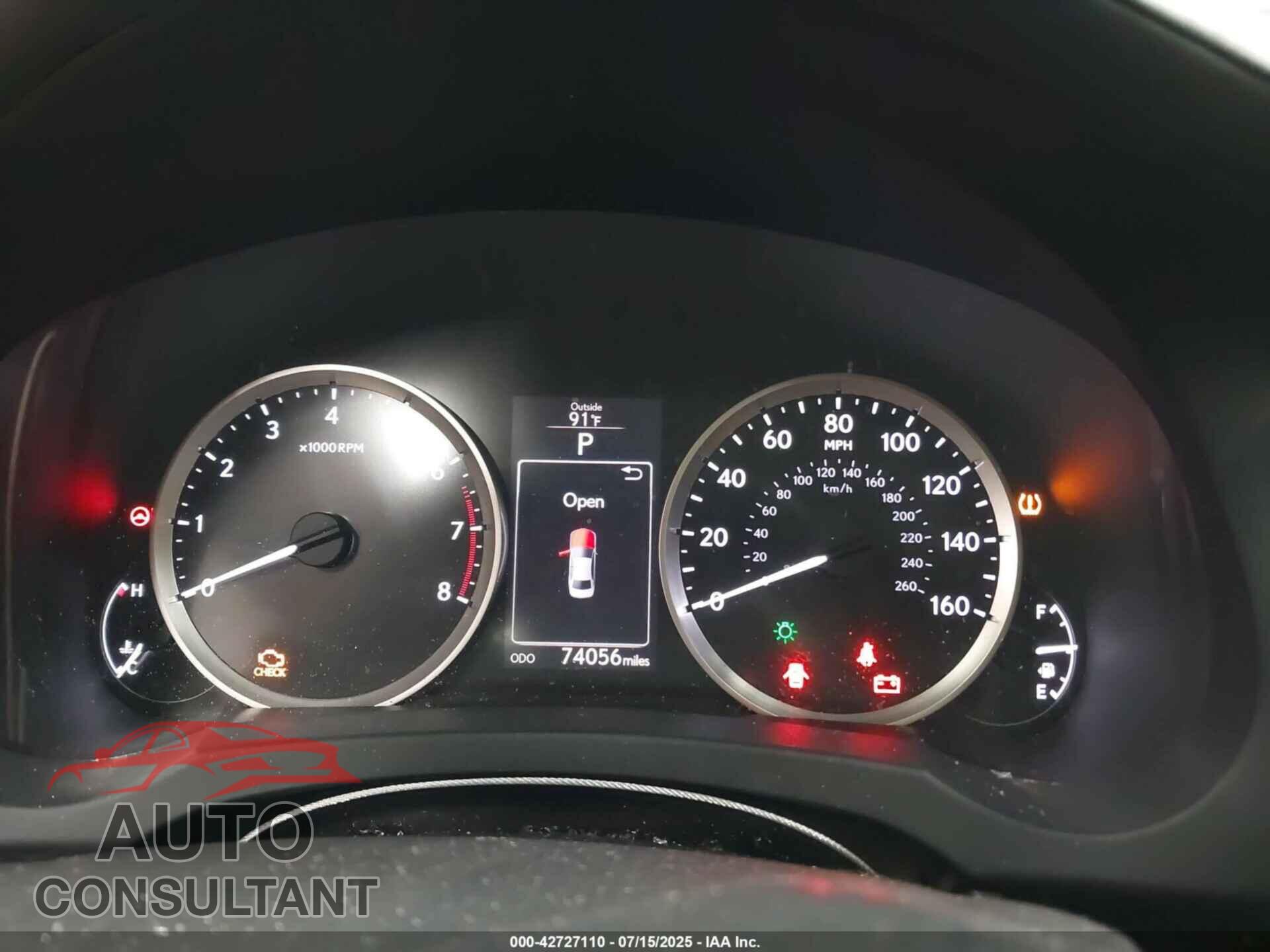 LEXUS IS 250 2015 - JTHCF1D25F5025063