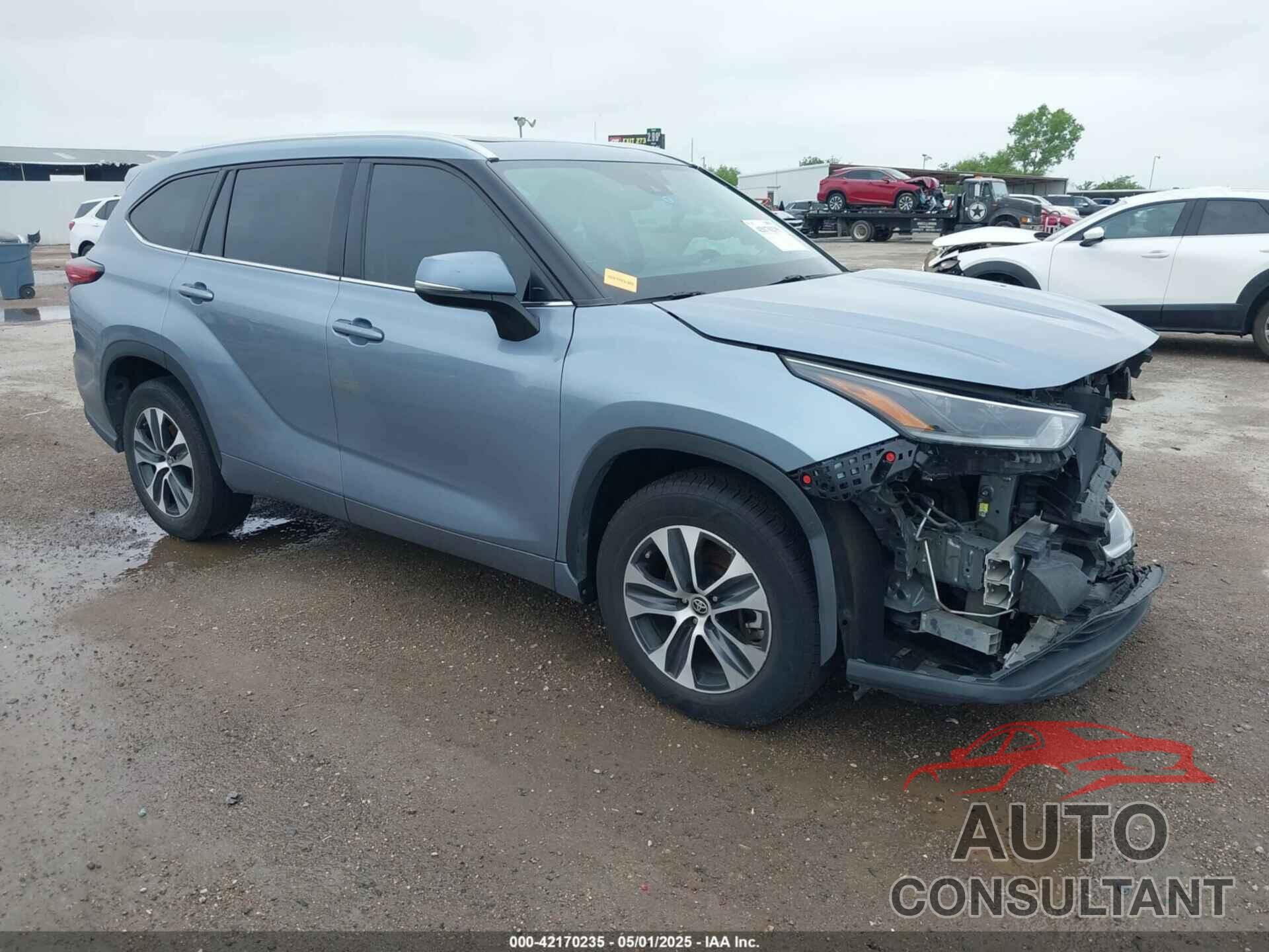 TOYOTA HIGHLANDER 2021 - 5TDGZRAHXMS066412