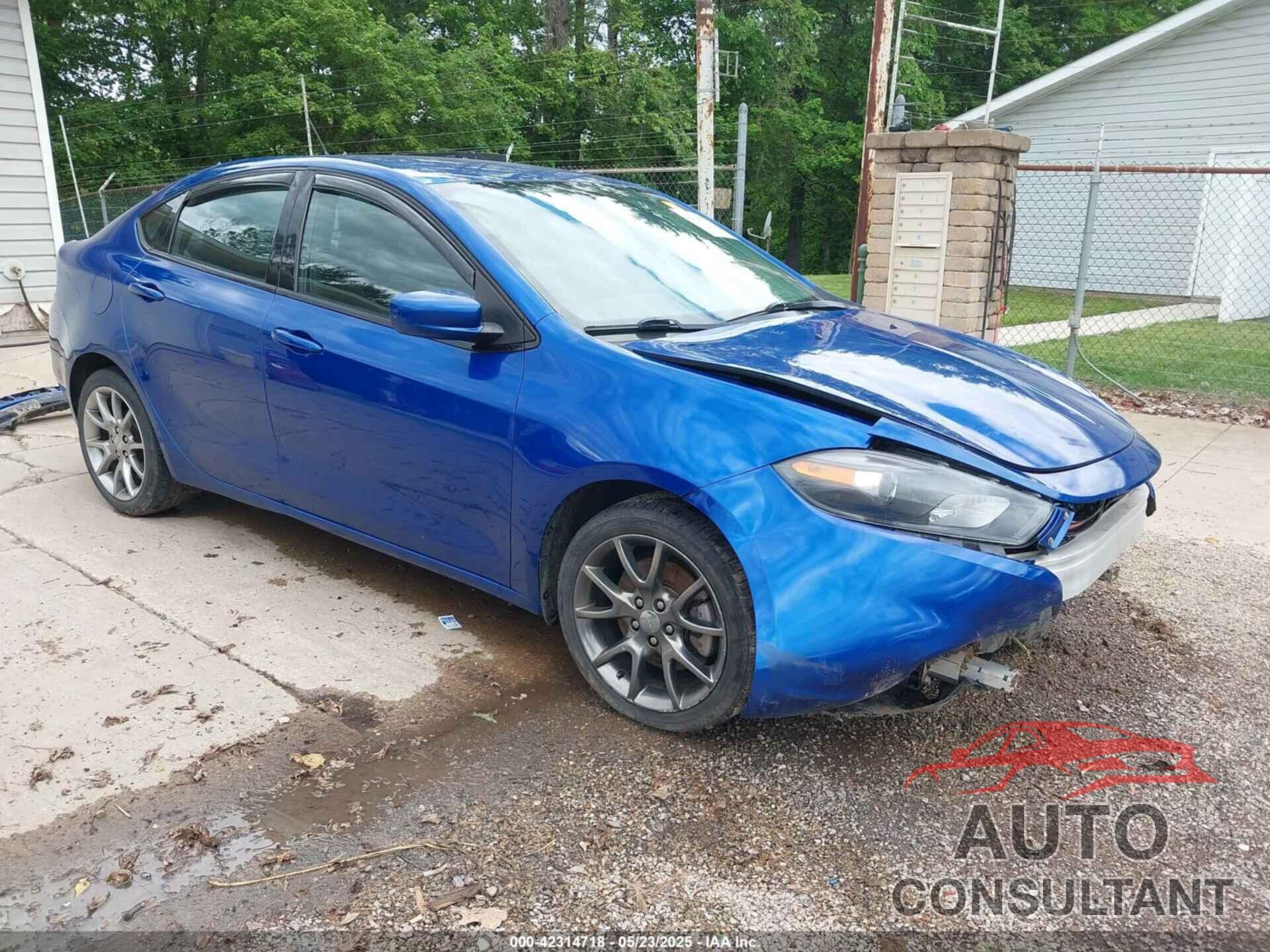 DODGE DART 2013 - 1C3CDFBH6DD329540