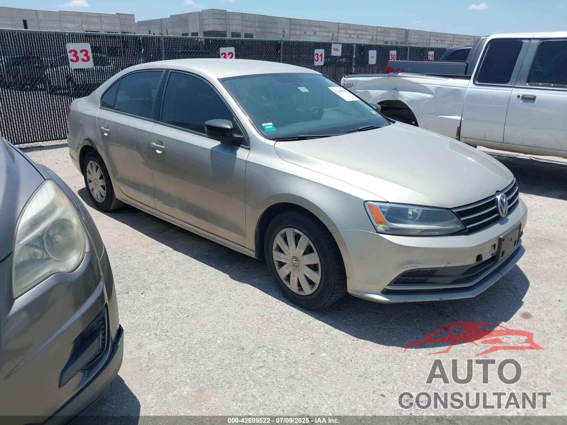 VOLKSWAGEN JETTA 2016 - 3VW267AJ8GM309503