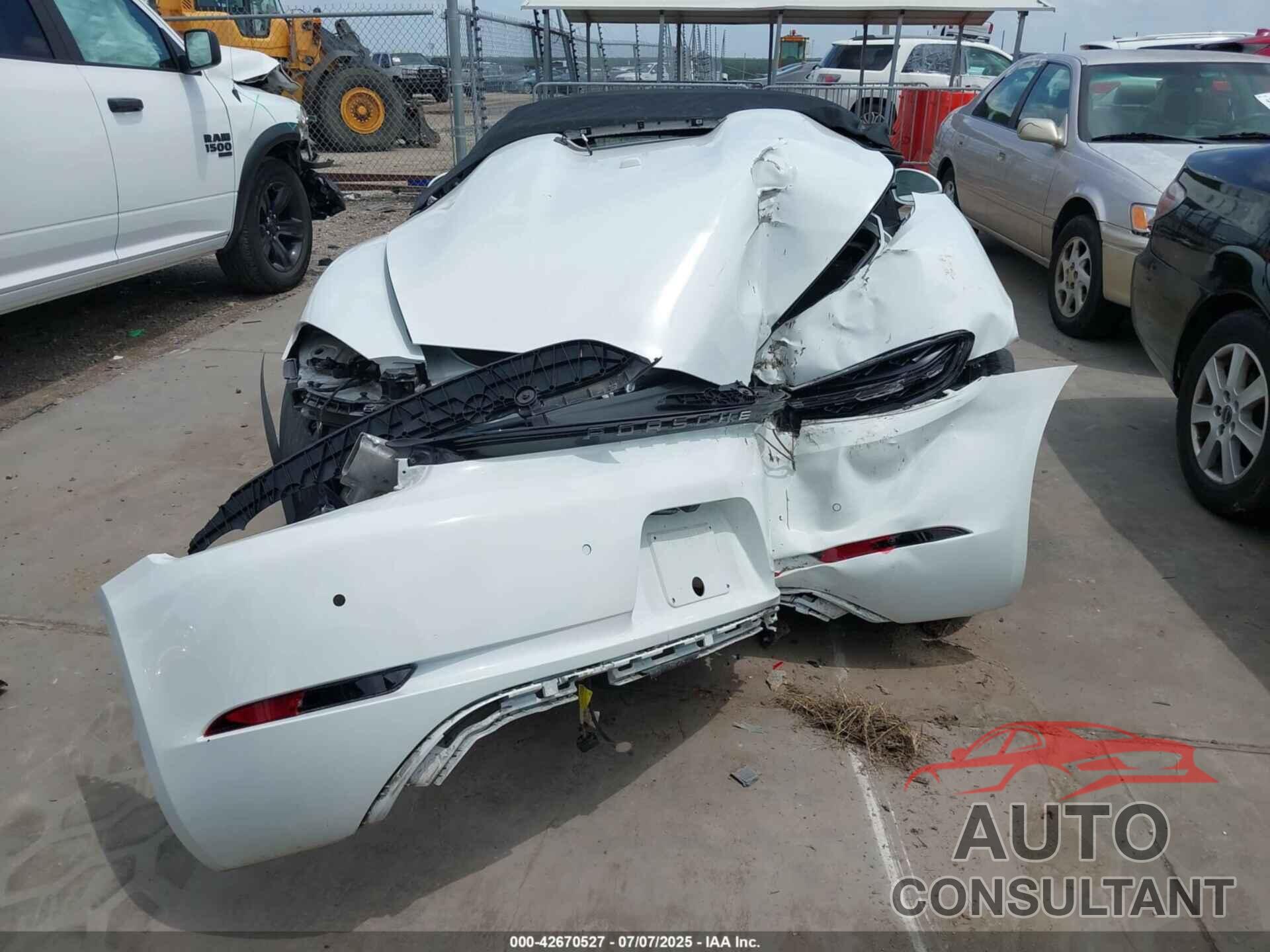 PORSCHE 718 SPYDER 2021 - WP0CC2A89MS240128