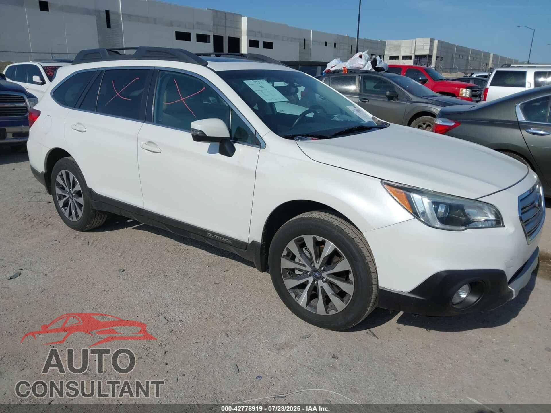 SUBARU OUTBACK 2017 - 4S4BSANC3H3258658
