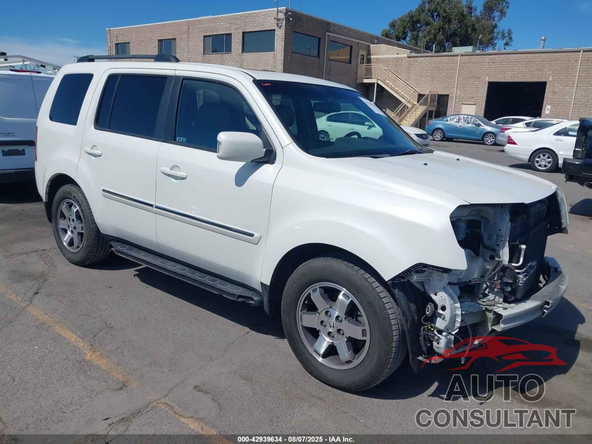 HONDA PILOT 2011 - 5FNYF3H98BB034357