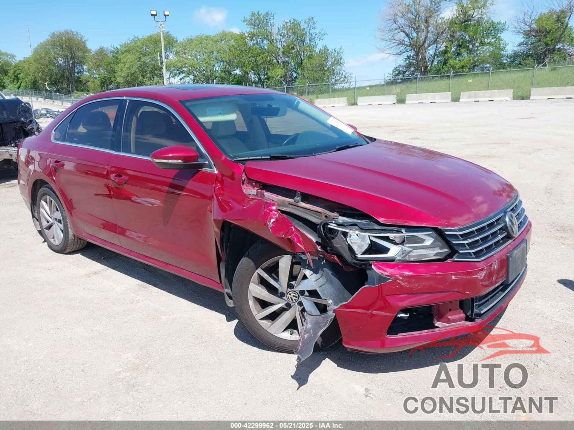 VOLKSWAGEN PASSAT 2018 - 1VWBA7A3XJC043393
