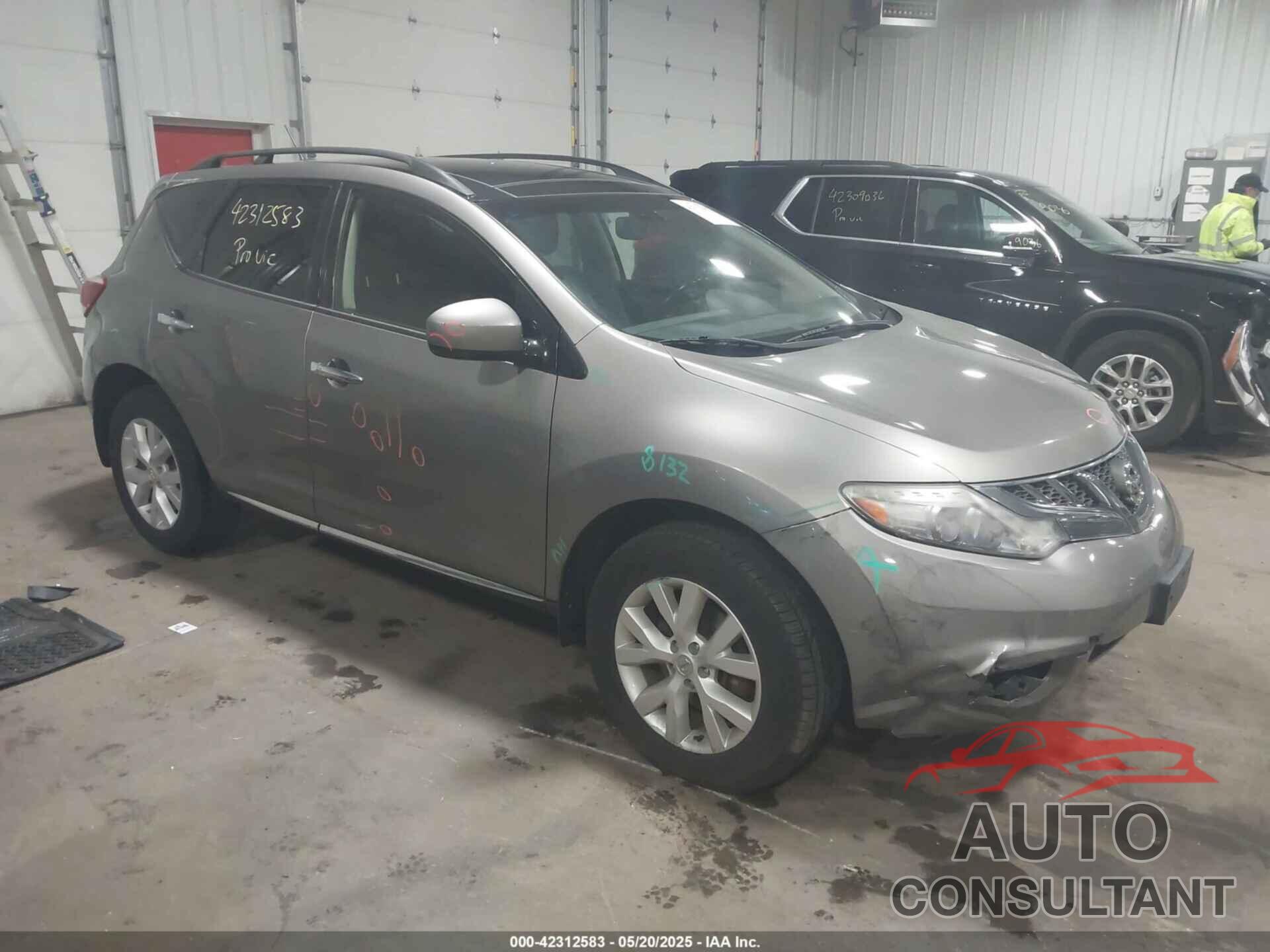 NISSAN MURANO 2012 - JN8AZ1MW2CW205923