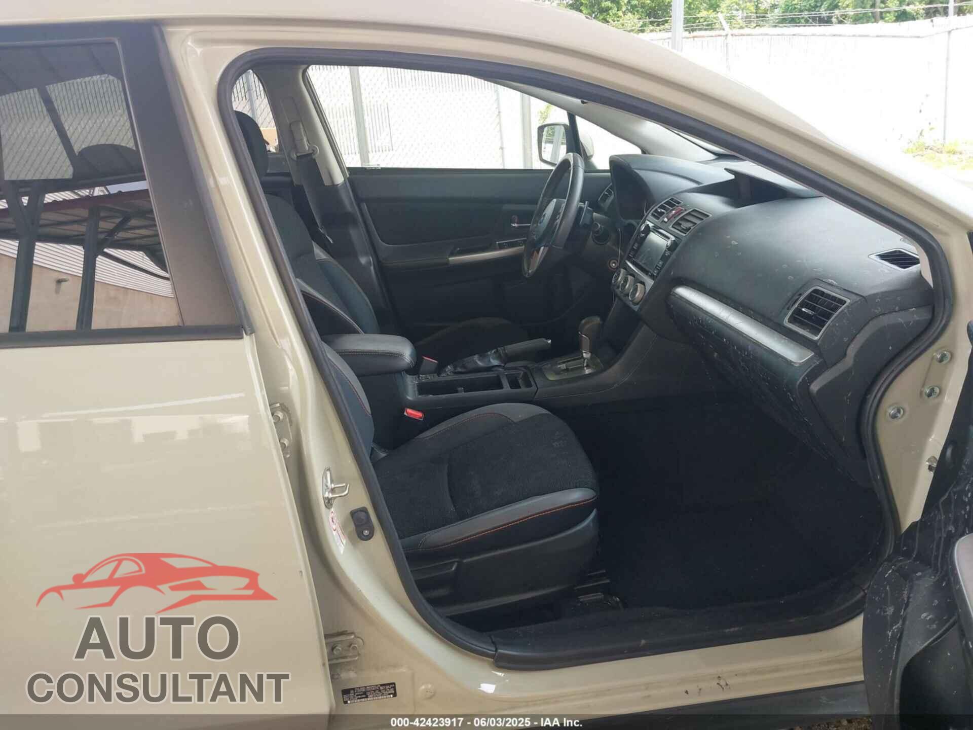 SUBARU CROSSTREK 2016 - JF2GPABC1G8254076