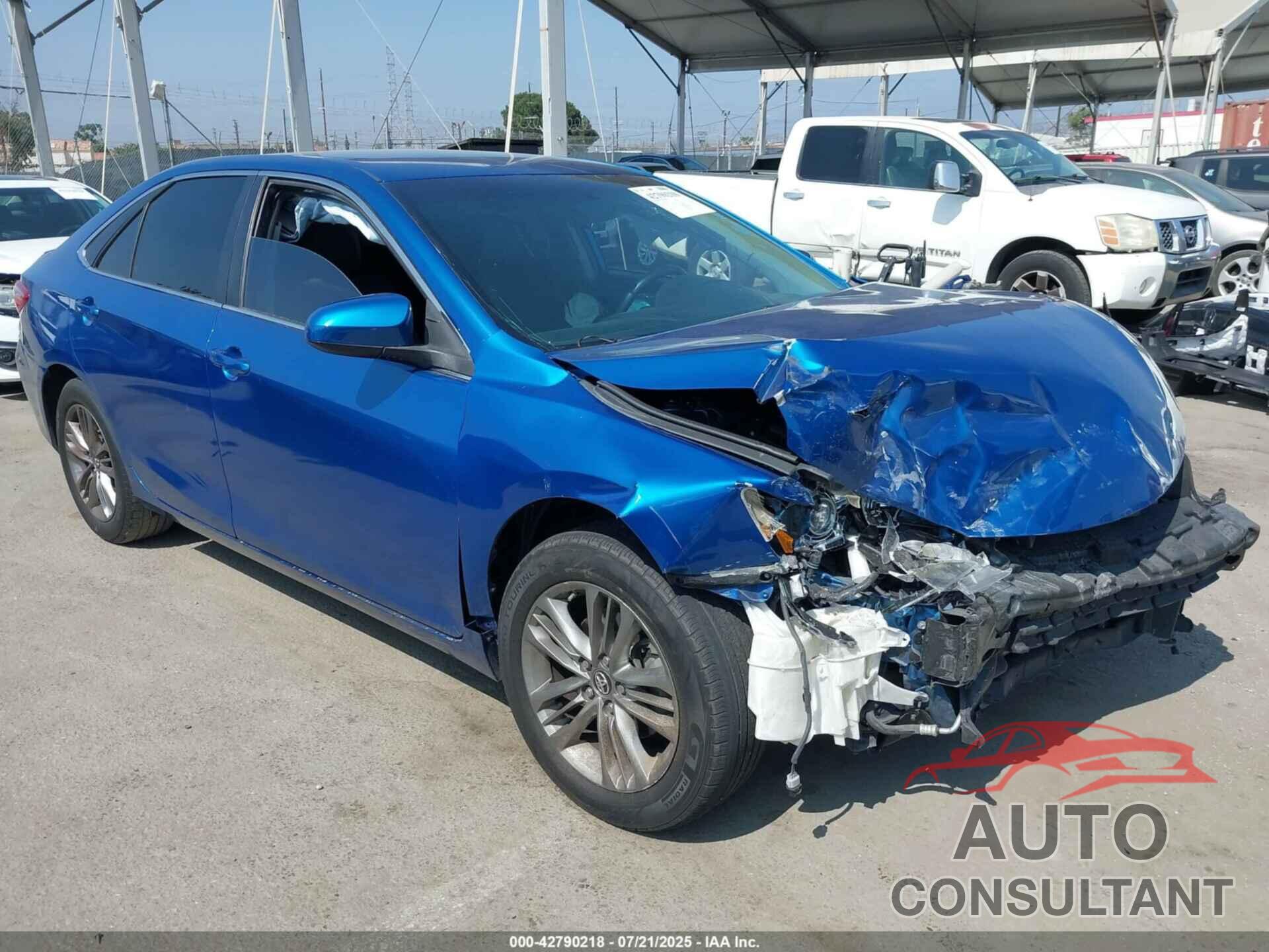 TOYOTA CAMRY 2017 - 4T1BF1FK7HU735211