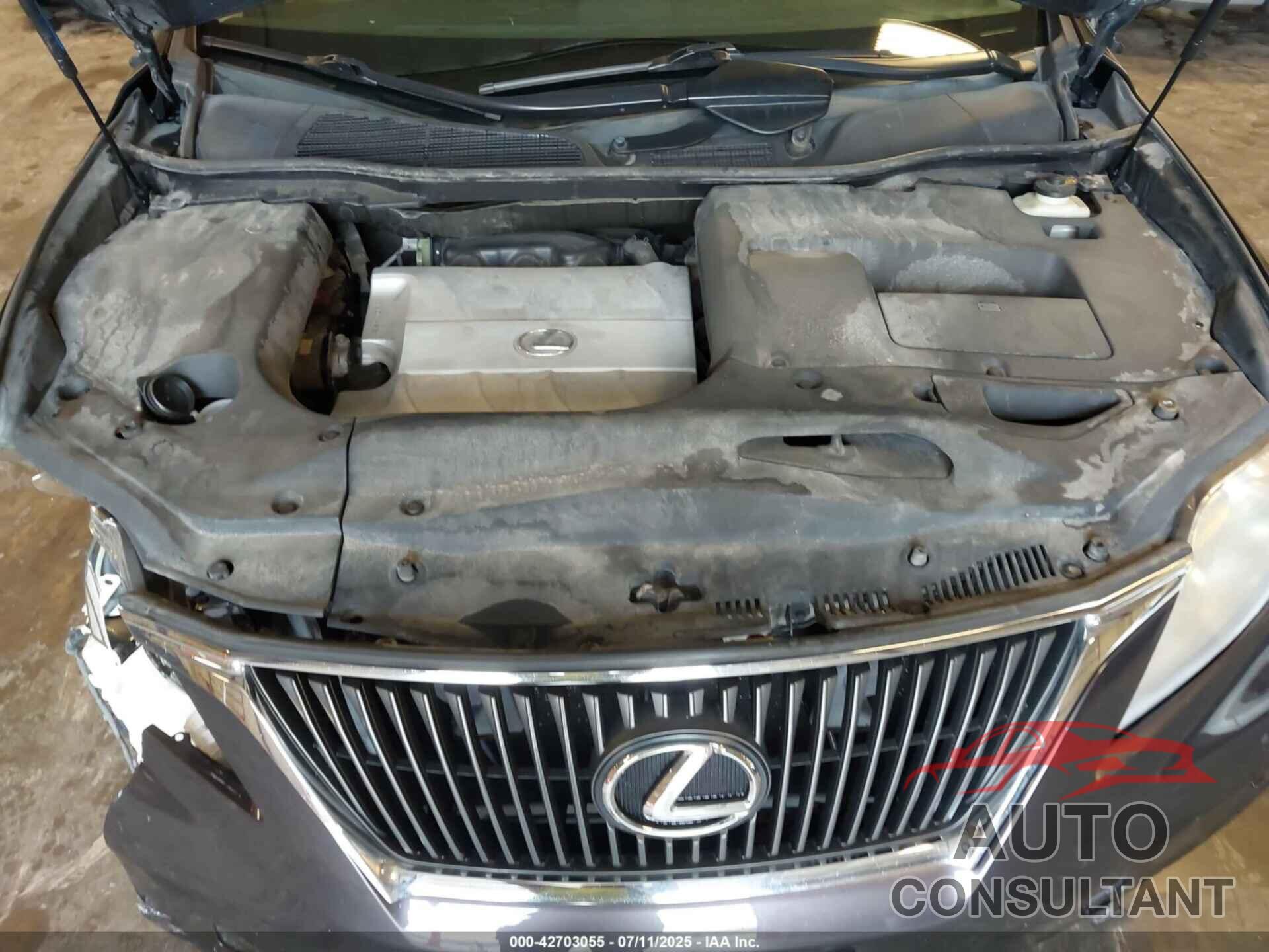 LEXUS RX 350 2010 - 2T2BK1BA4AC012296