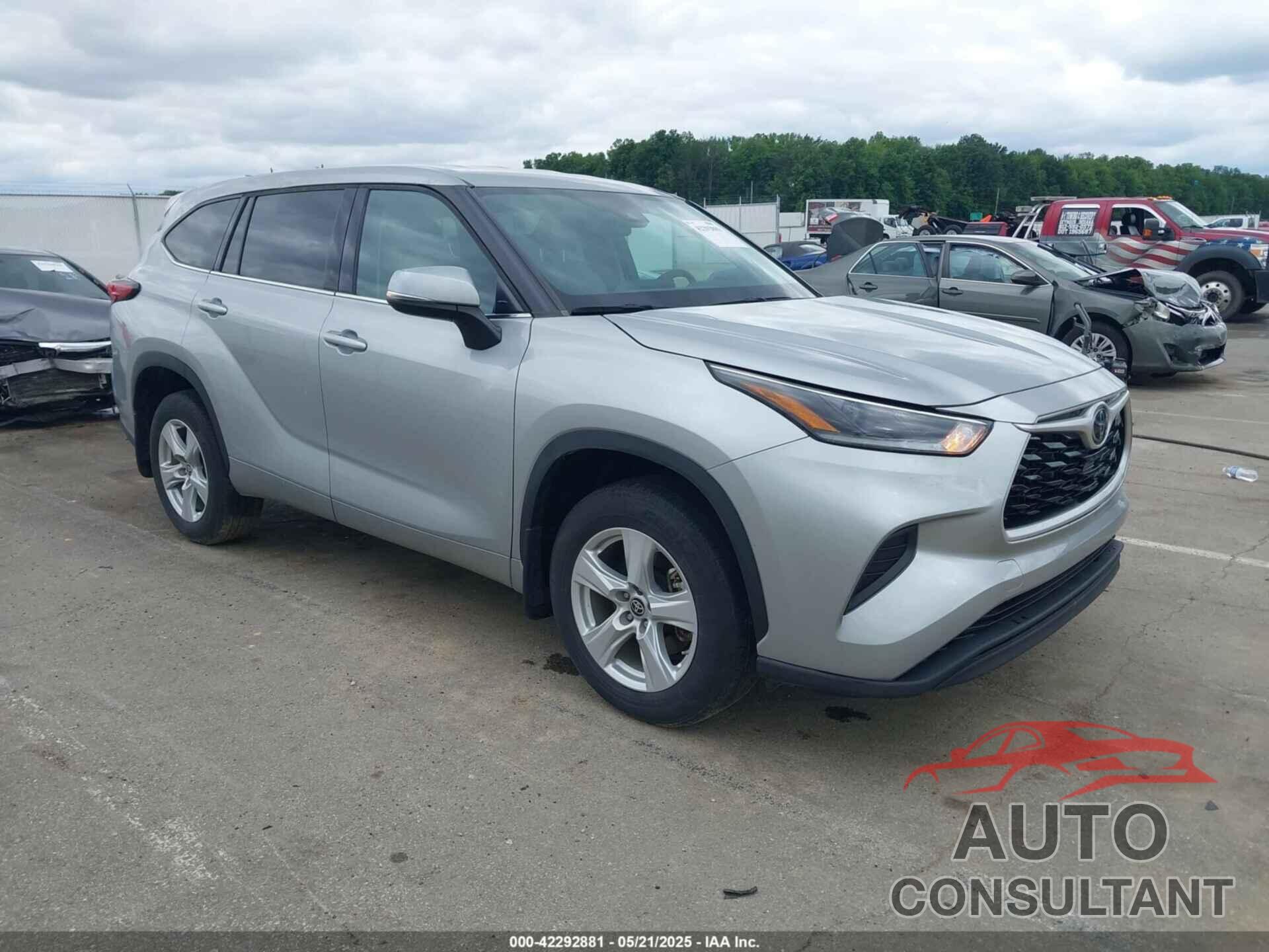 TOYOTA HIGHLANDER 2021 - 5TDCZRBH7MS541625