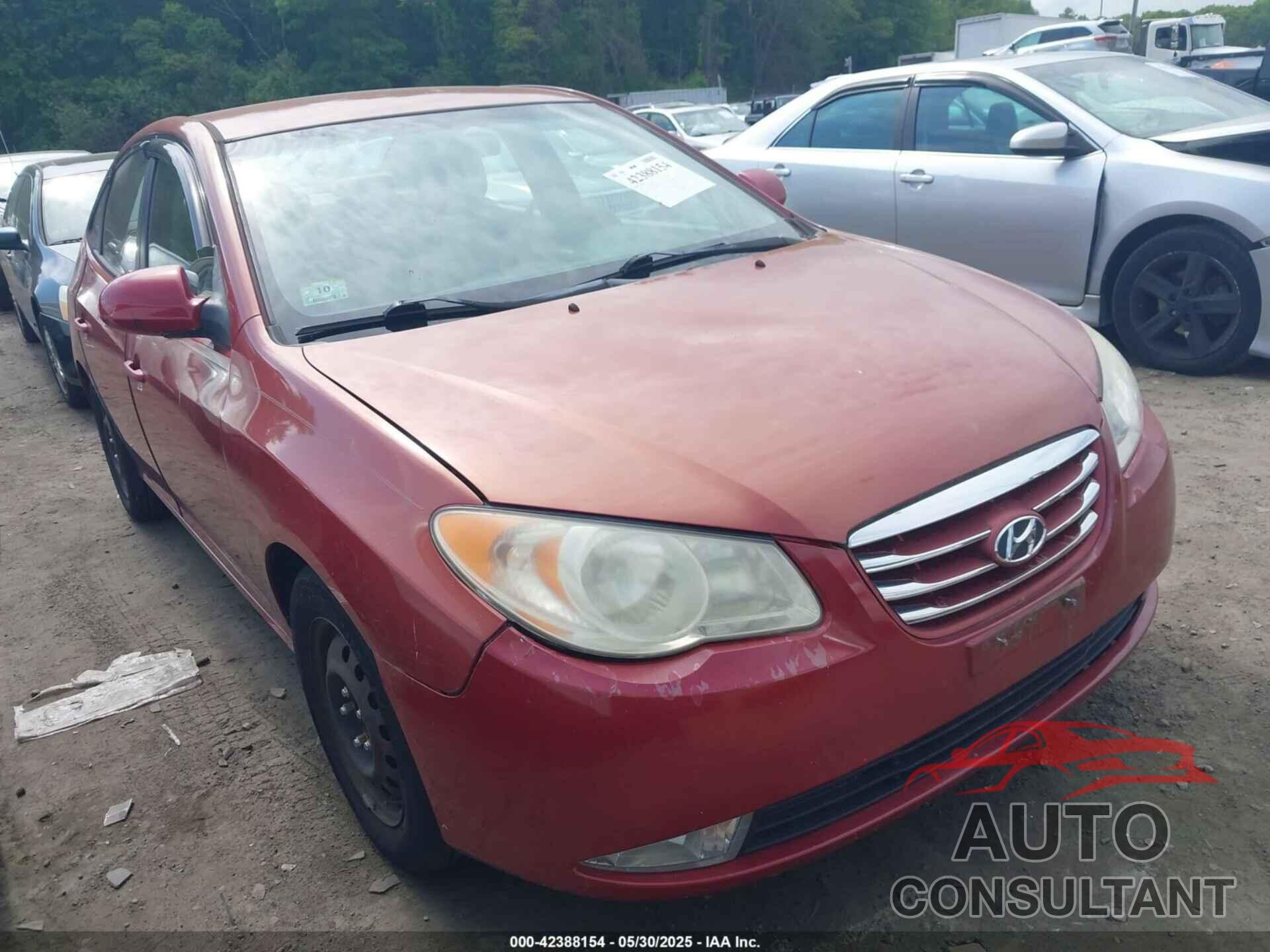 HYUNDAI ELANTRA 2010 - KMHDU4AD9AU905499