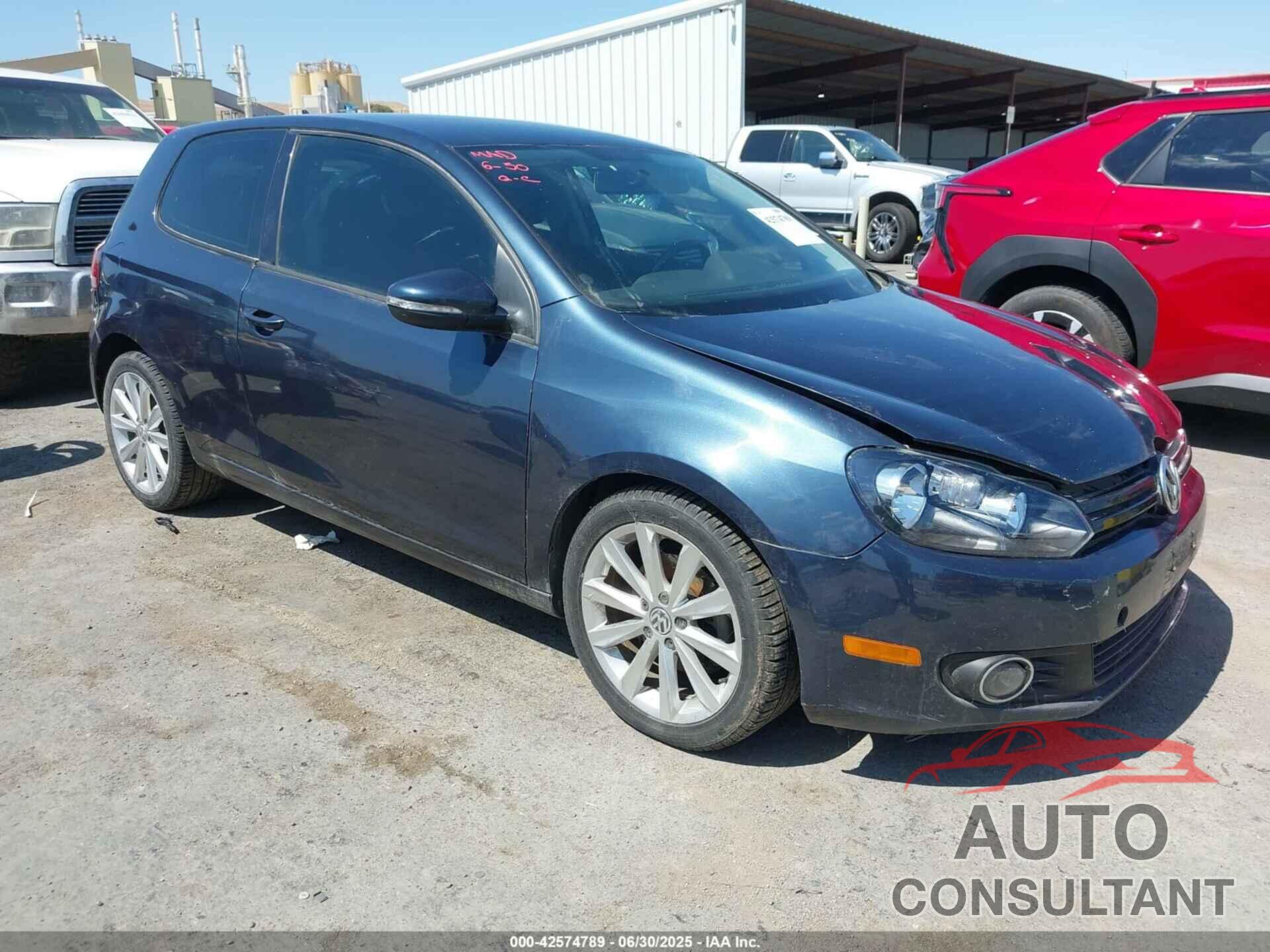 VOLKSWAGEN GOLF 2012 - WVWBM7AJ9CW295680