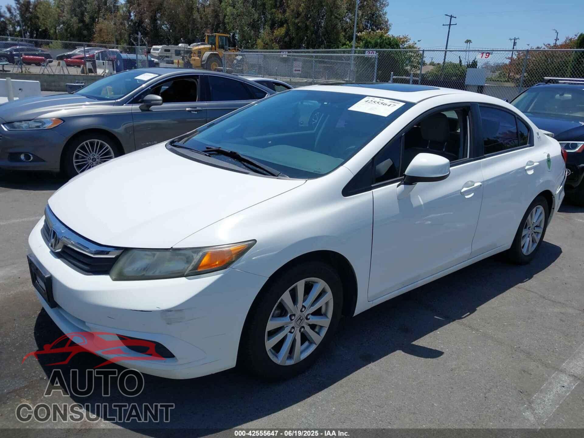 HONDA CIVIC 2012 - 19XFB2F99CE361132