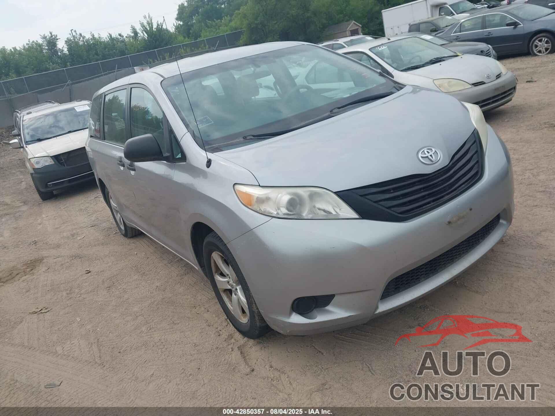 TOYOTA SIENNA 2012 - 5TDKA3DC1CS014308