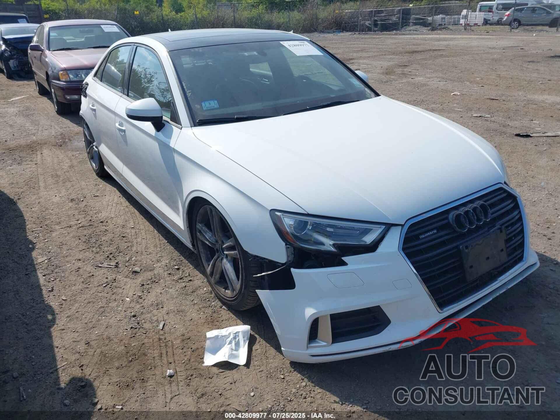 AUDI A3 2017 - WAUB8GFF7H1039922