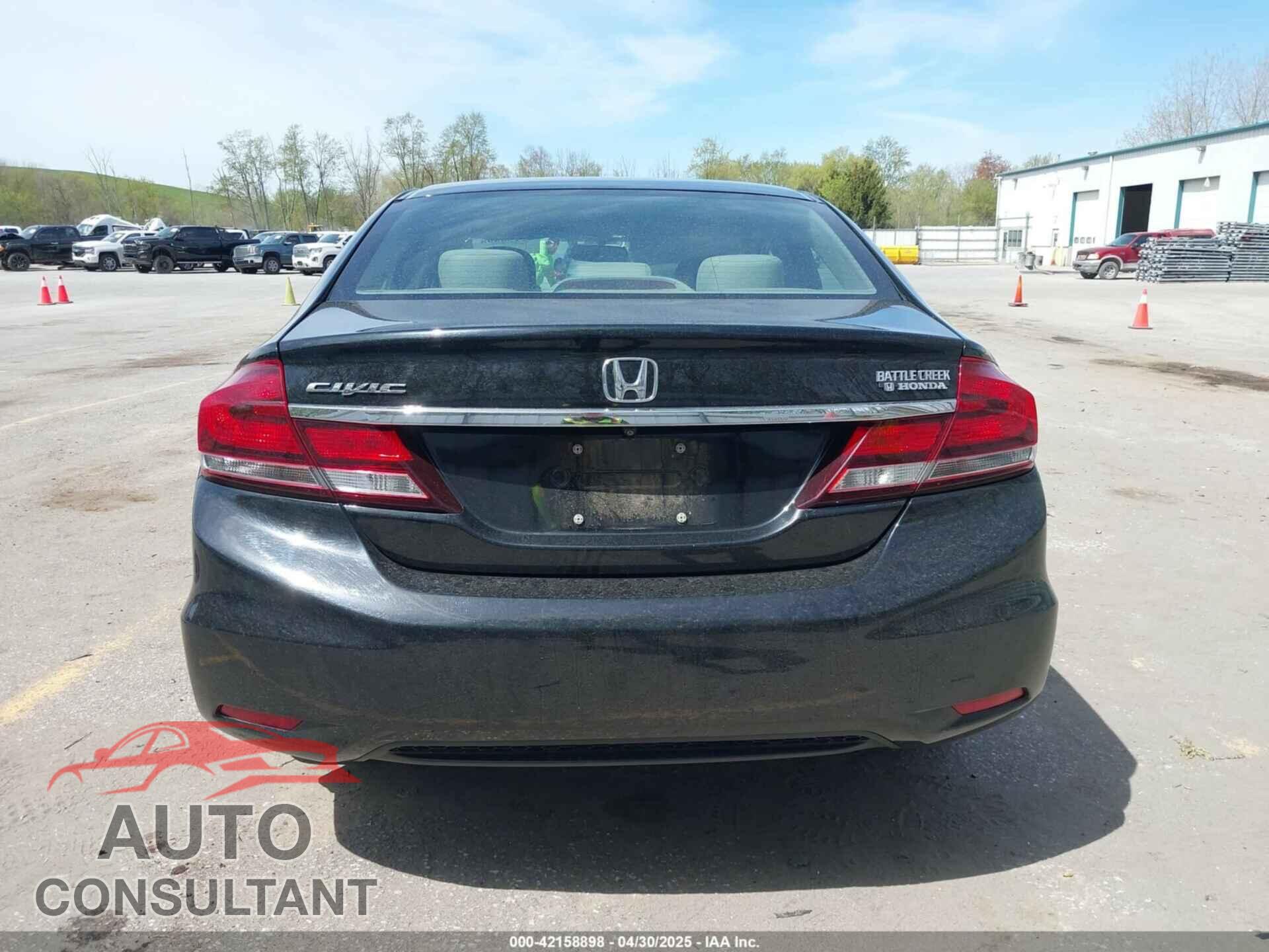 HONDA CIVIC 2013 - 19XFB2F86DE032977