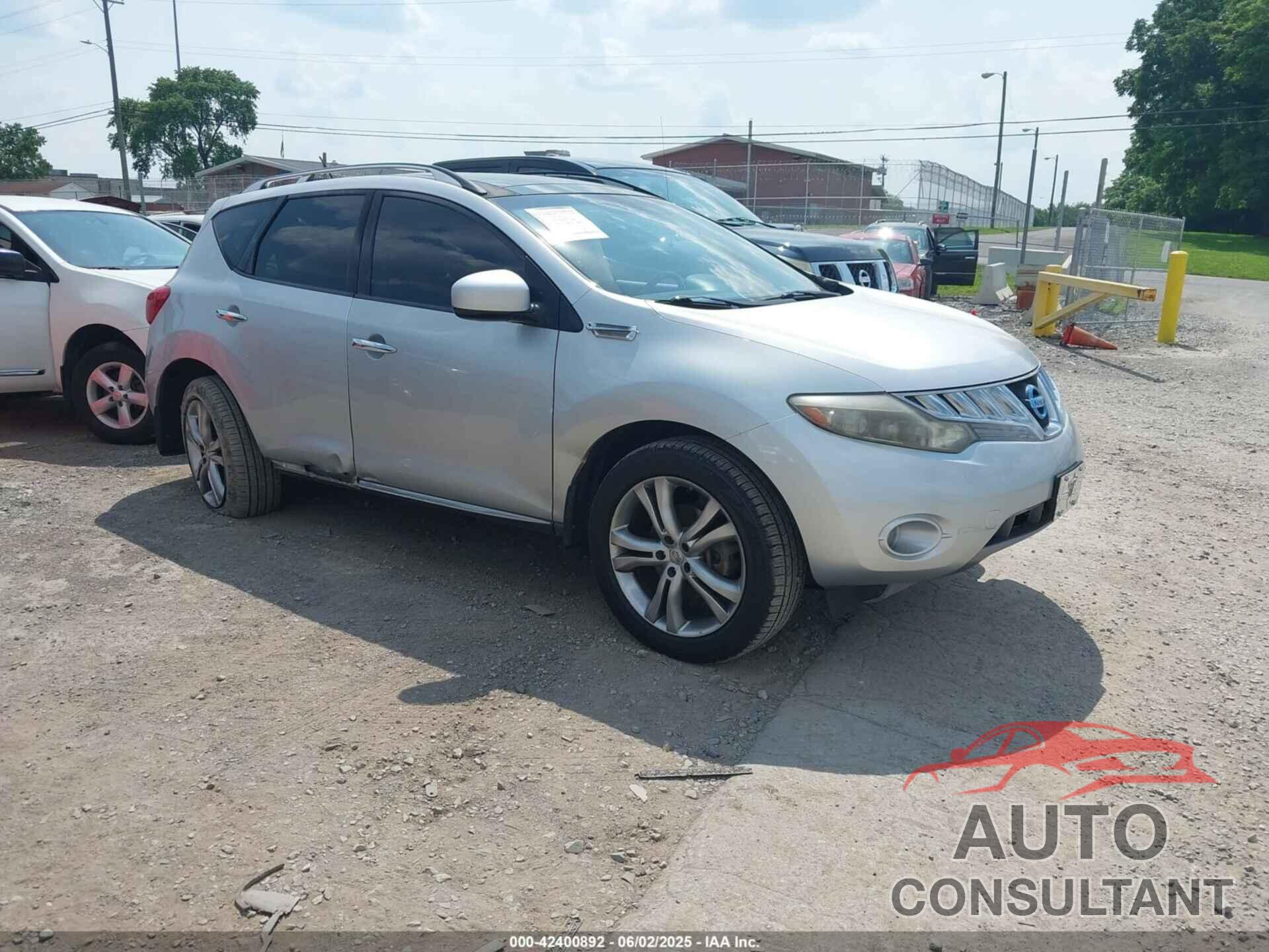NISSAN MURANO 2009 - JN8AZ18W49W119855