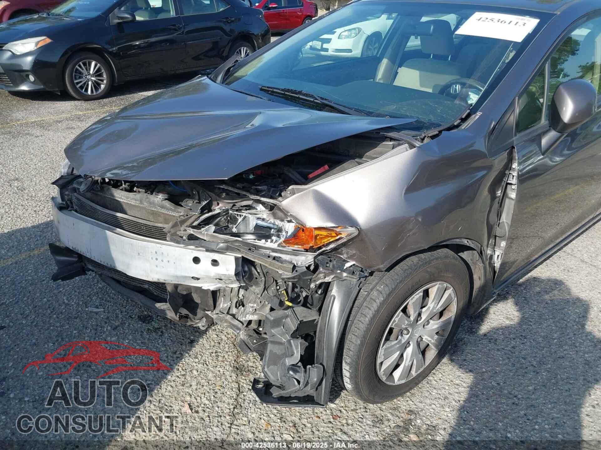 HONDA CIVIC 2012 - JHMFB2F59CS006177
