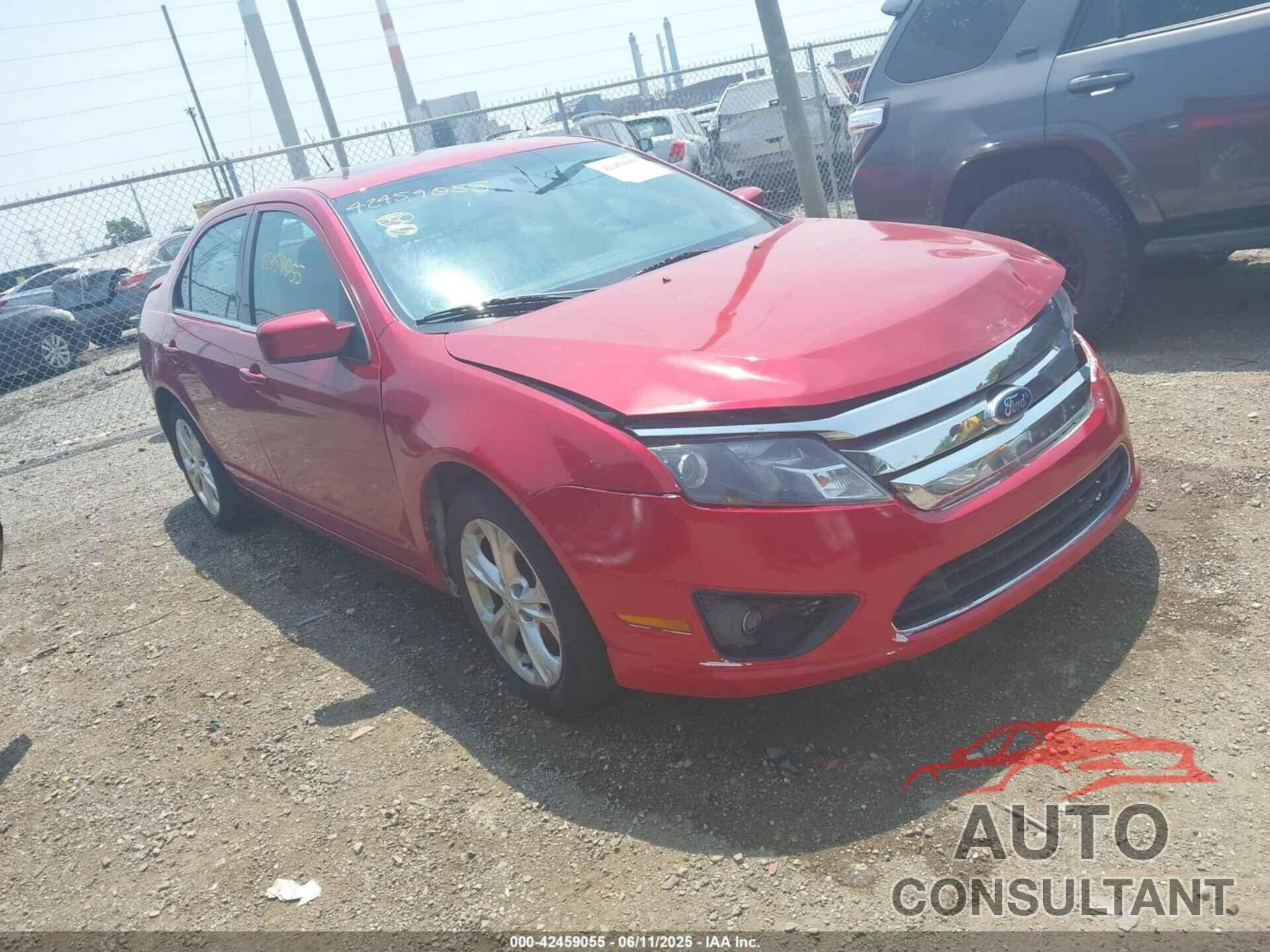FORD FUSION 2012 - 3FAHP0HA1CR354227