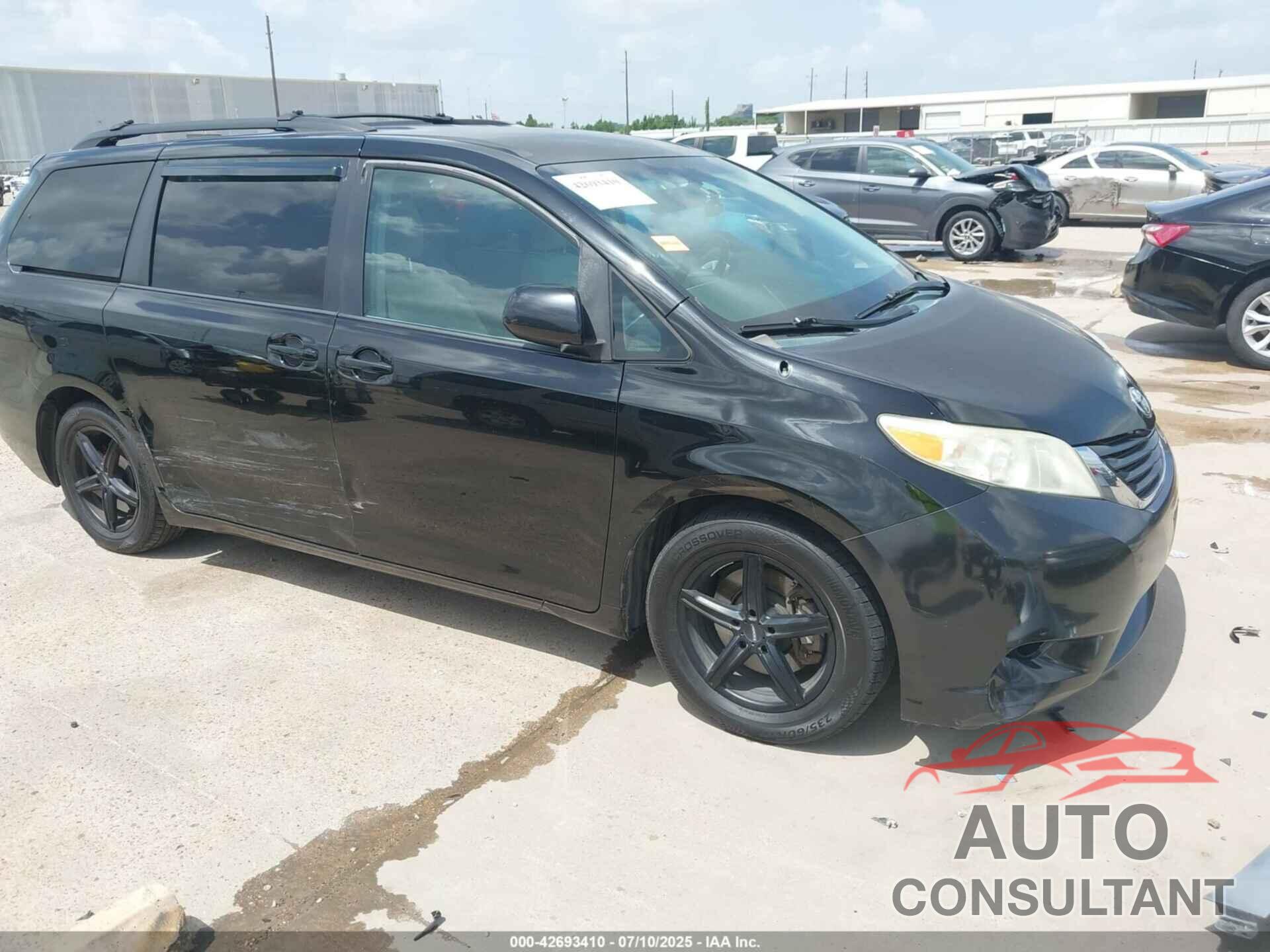 TOYOTA SIENNA 2012 - 5TDKK3DC9CS180508