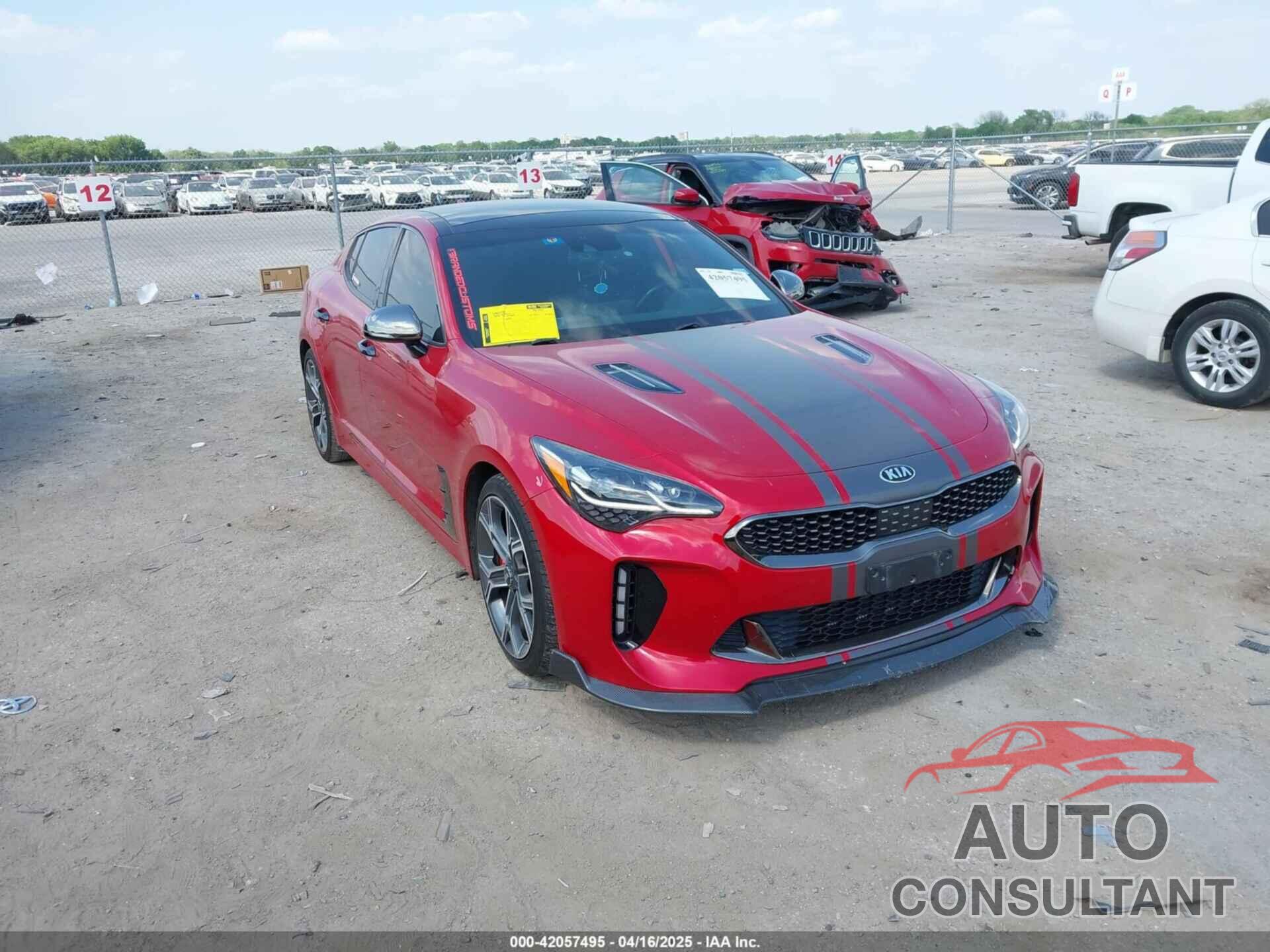 KIA STINGER 2018 - KNAE55LC0J6017693