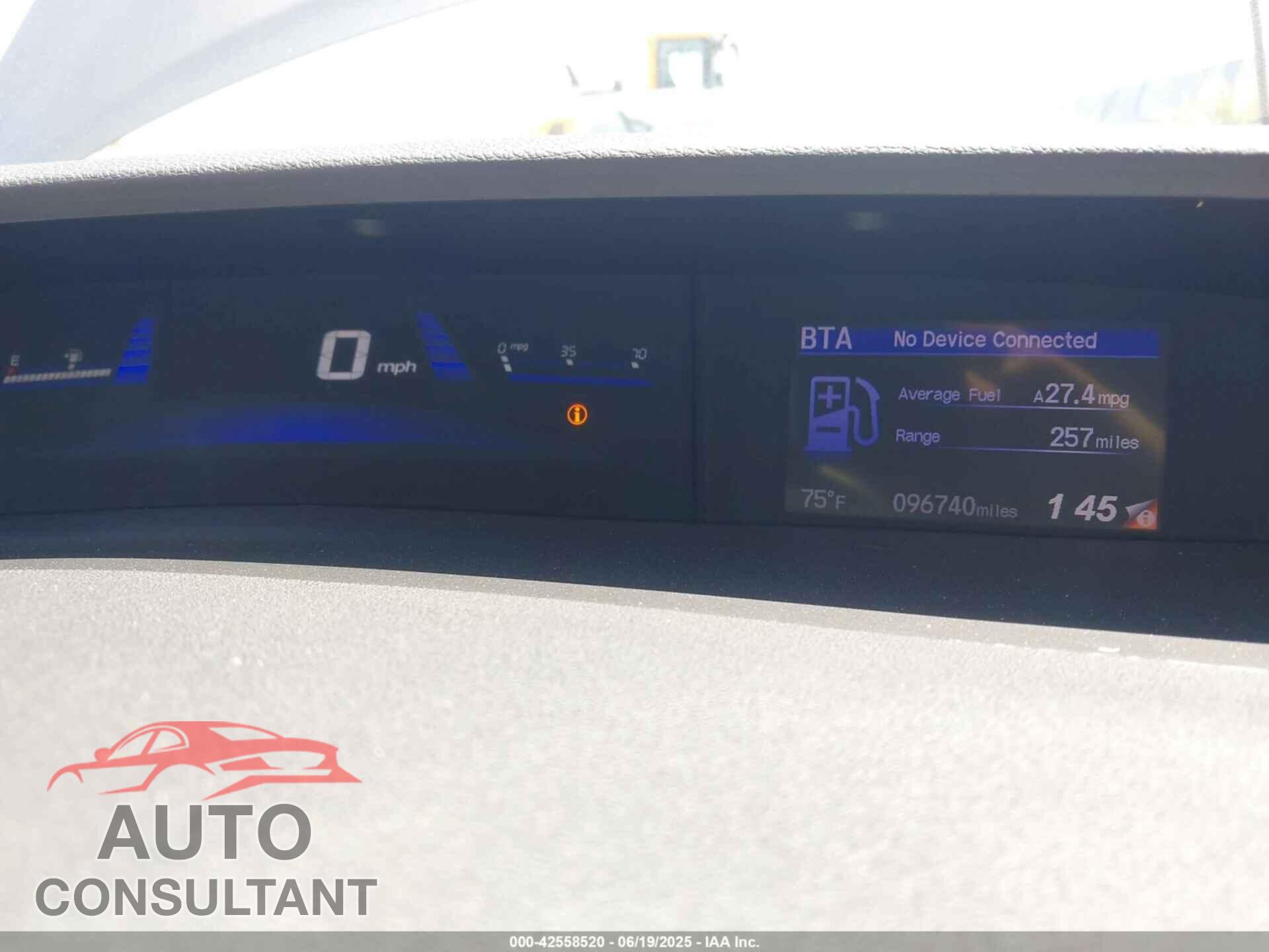 HONDA CIVIC 2015 - 2HGFB2F54FH528455
