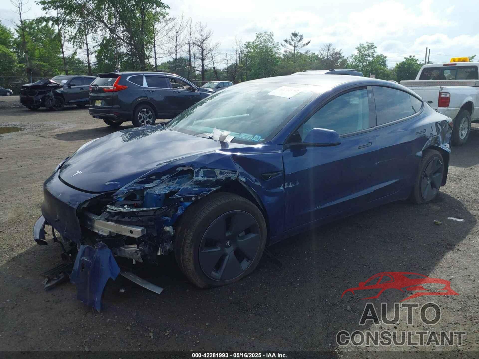TESLA MODEL 3 2022 - 5YJ3E1EB2NF193808