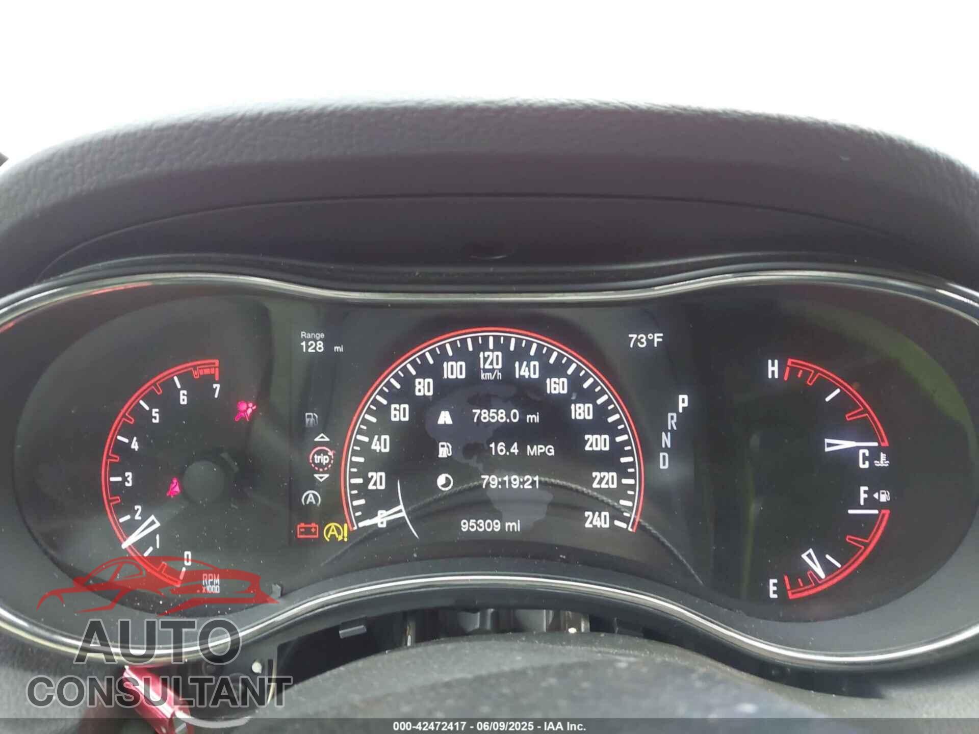 DODGE DURANGO 2019 - 1C4RDJDG1KC605509