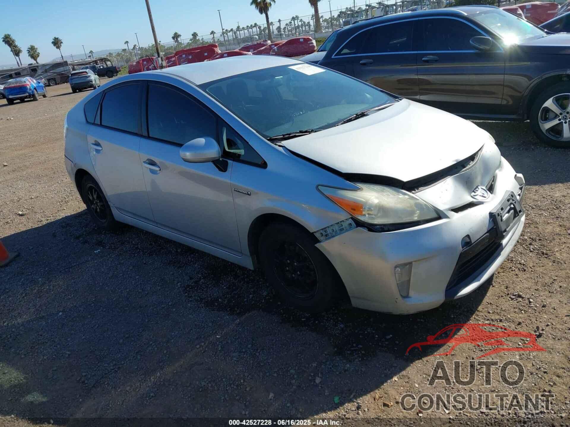 TOYOTA PRIUS 2015 - JTDKN3DU2F0459189
