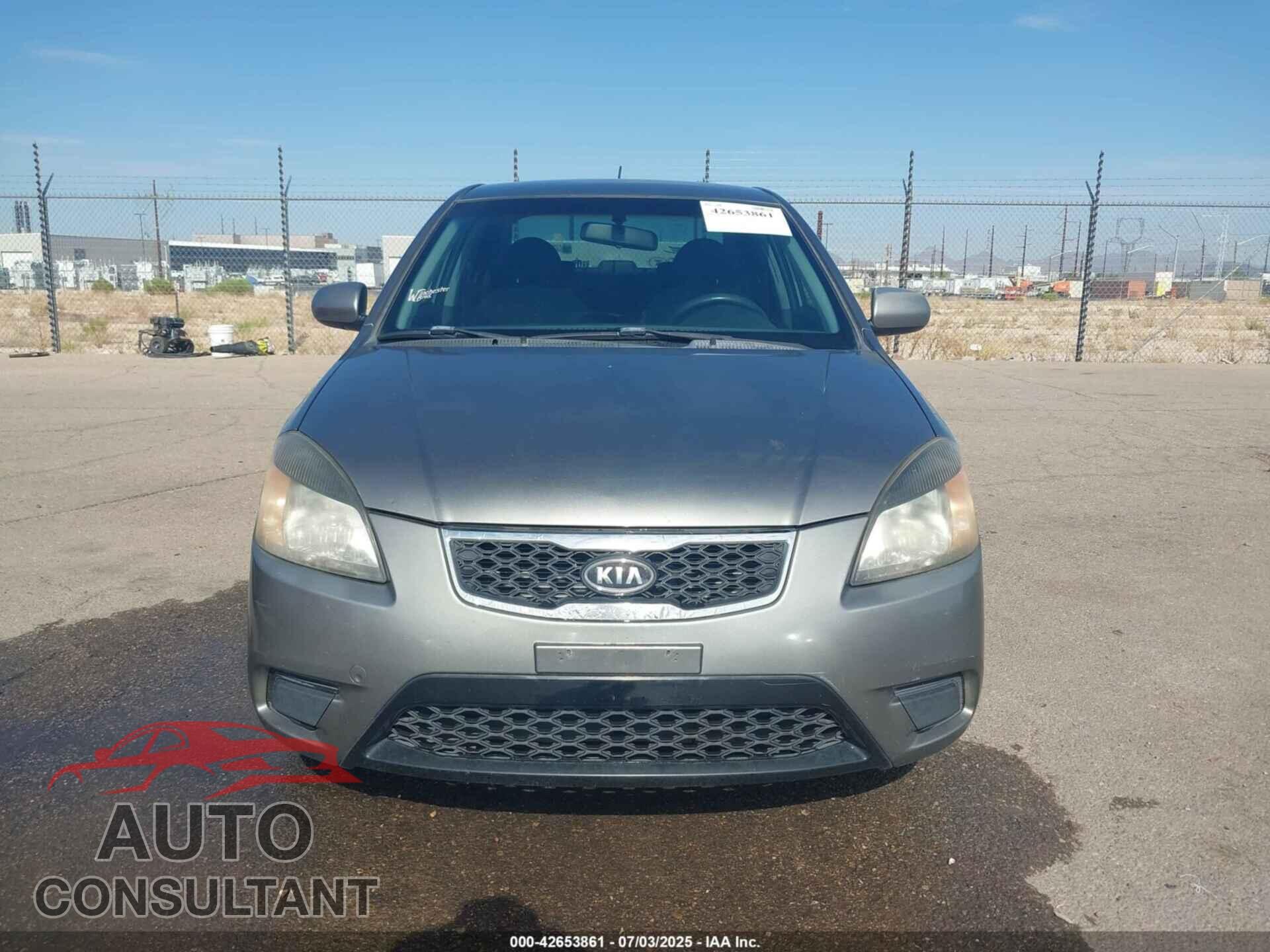 KIA RIO 2010 - KNADH4A35A6668737