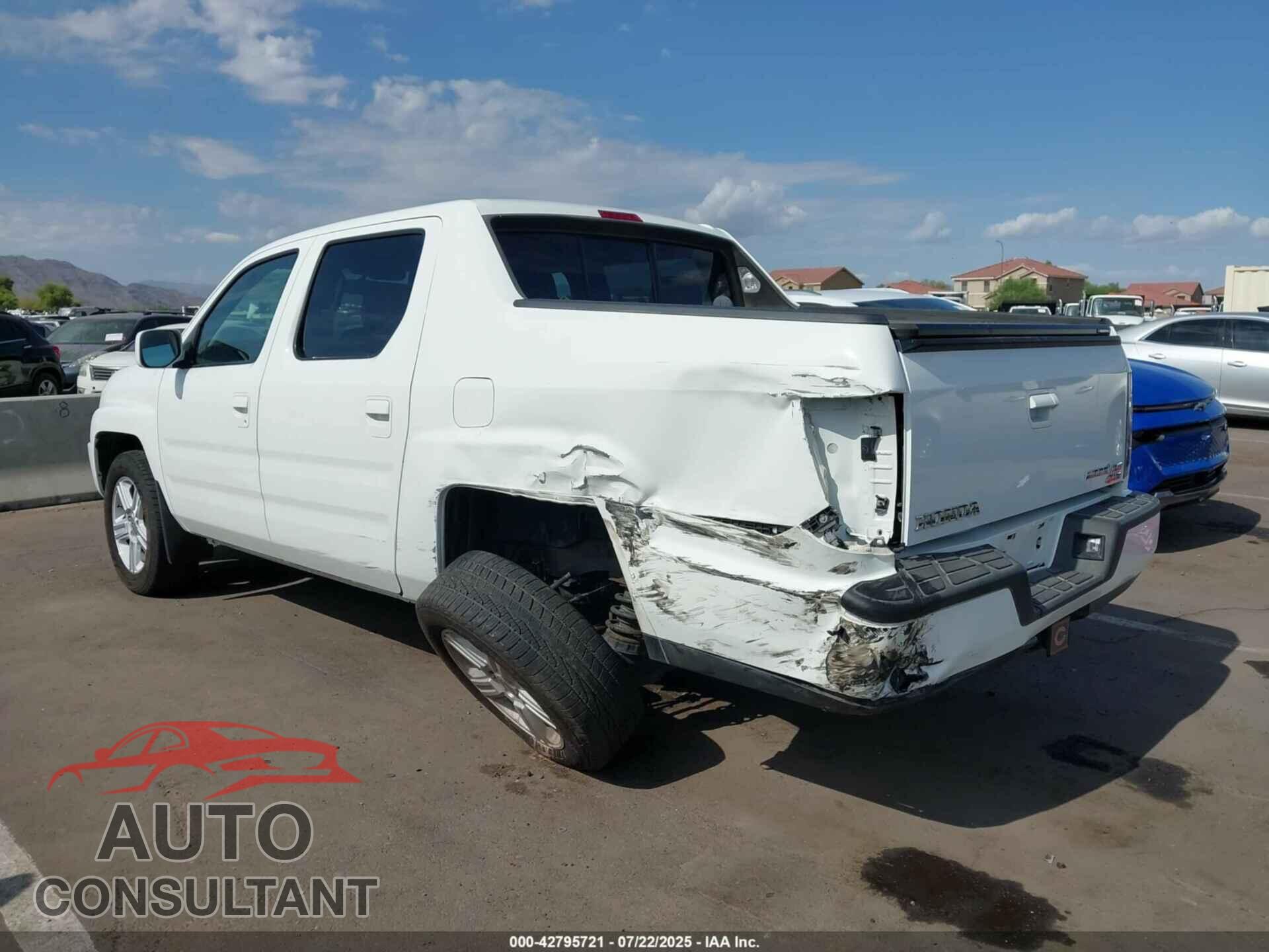 HONDA RIDGELINE 2013 - 5FPYK1F54DB001060