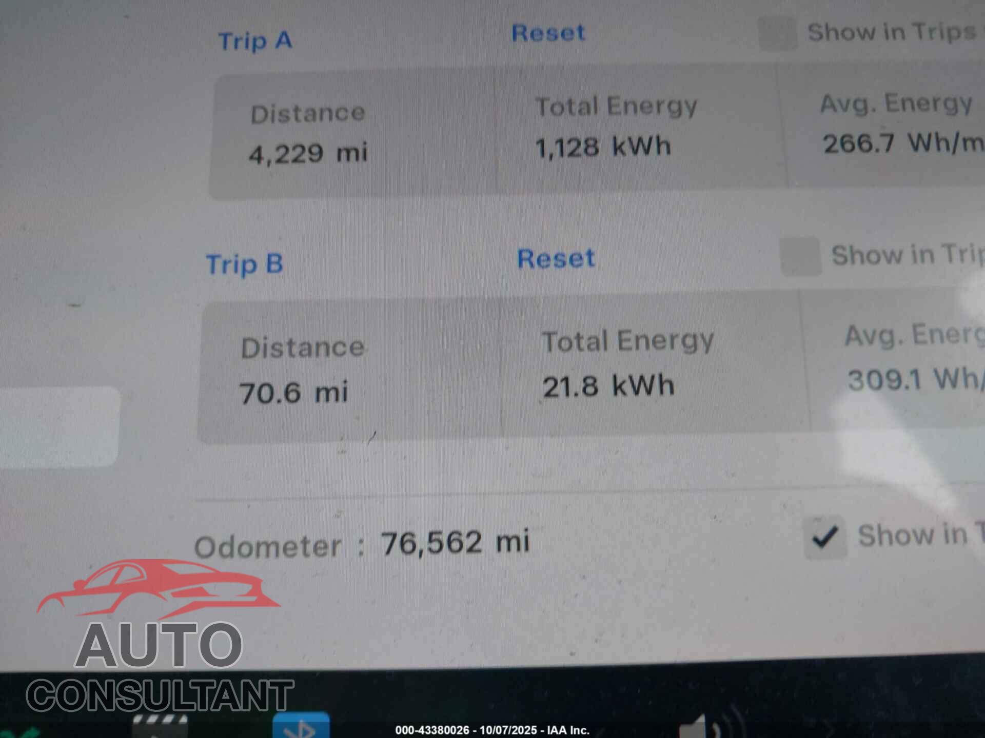 TESLA MODEL 3 2018 - 5YJ3E1EA2JF036720