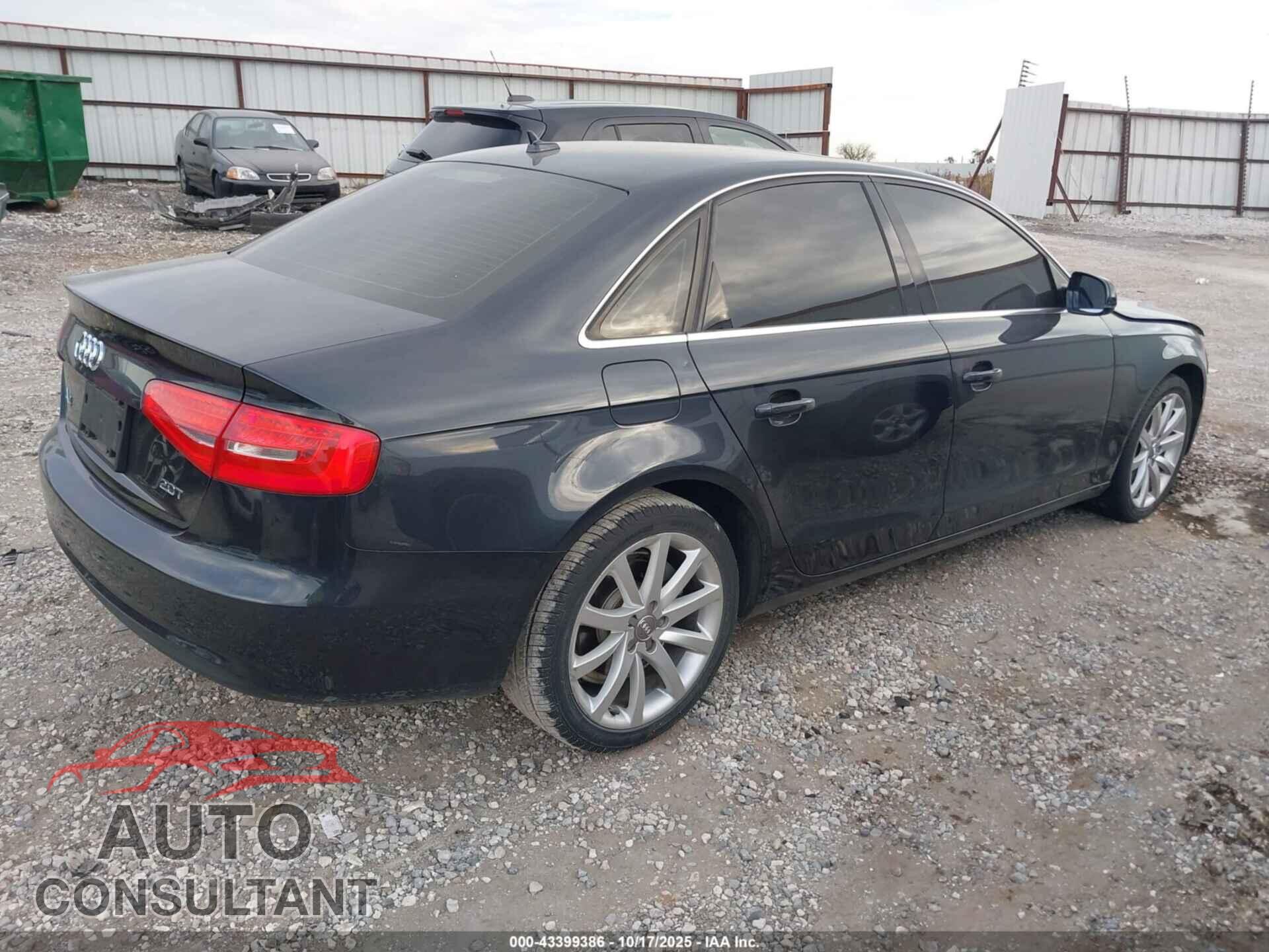 AUDI A4 2013 - WAUEFAFL6DA117686
