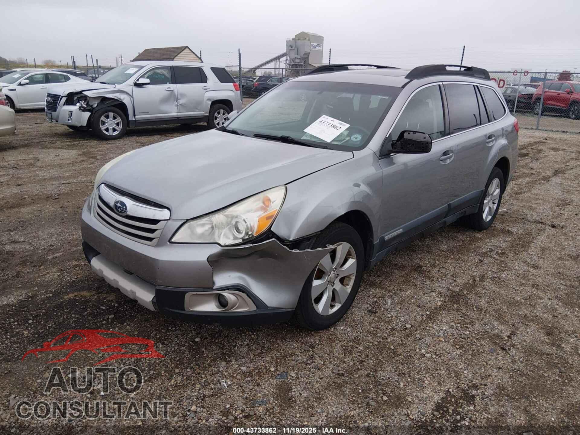 SUBARU OUTBACK 2011 - 4S4BRBKC8B3357764