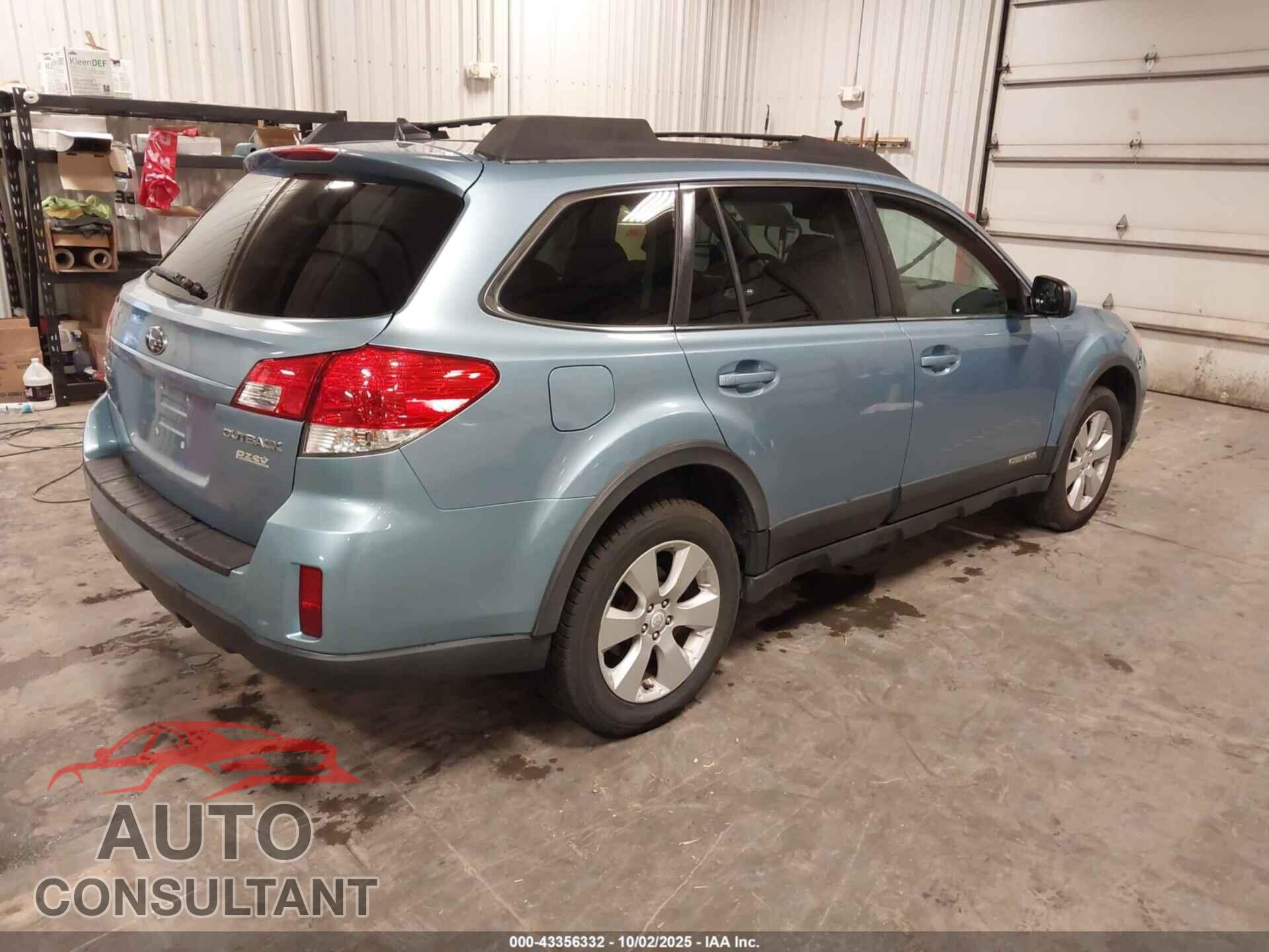 SUBARU OUTBACK 2011 - 4S4BRBLC6B3410928