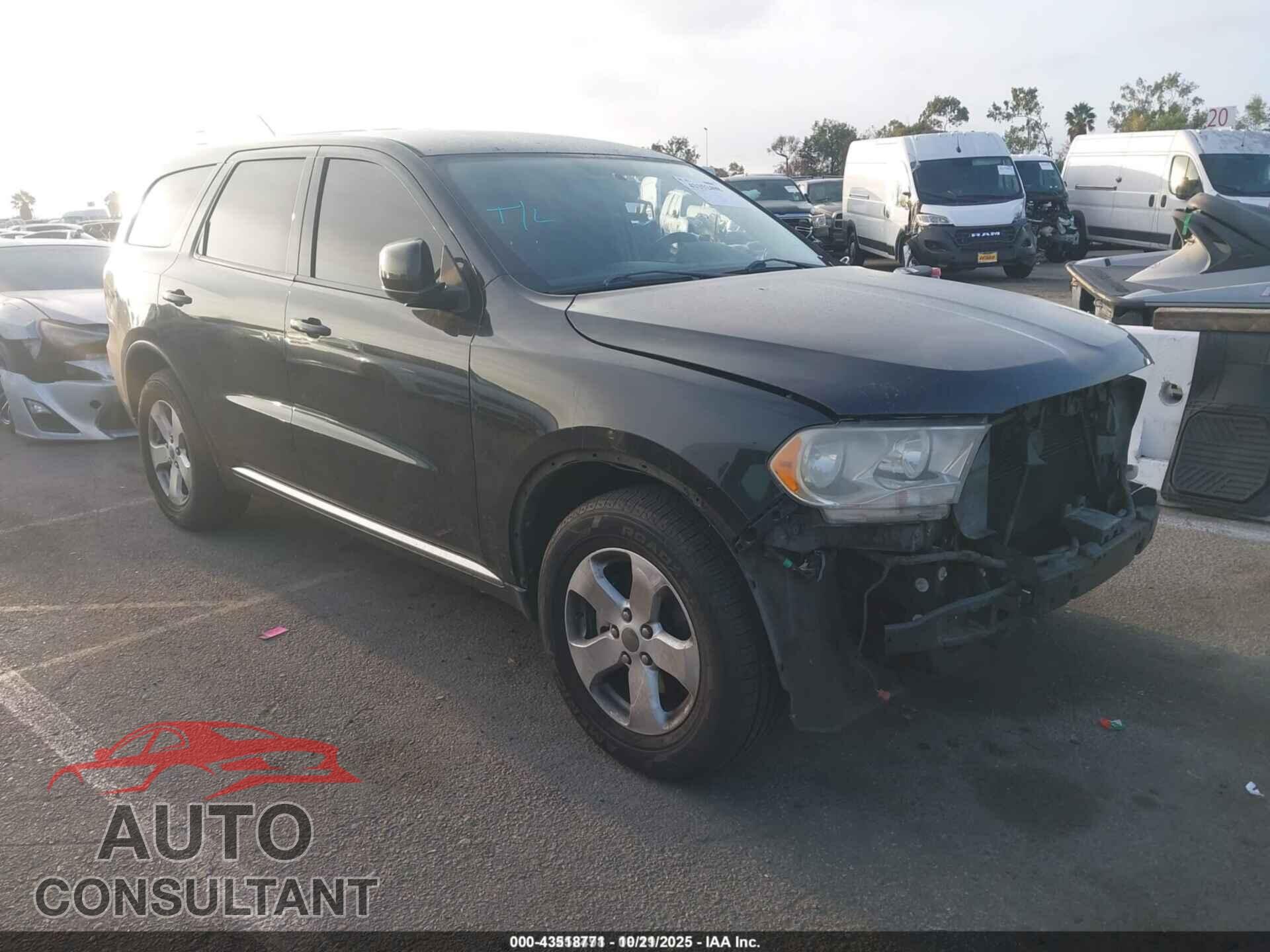 DODGE DURANGO 2013 - 1C4RDHAGXDC657351
