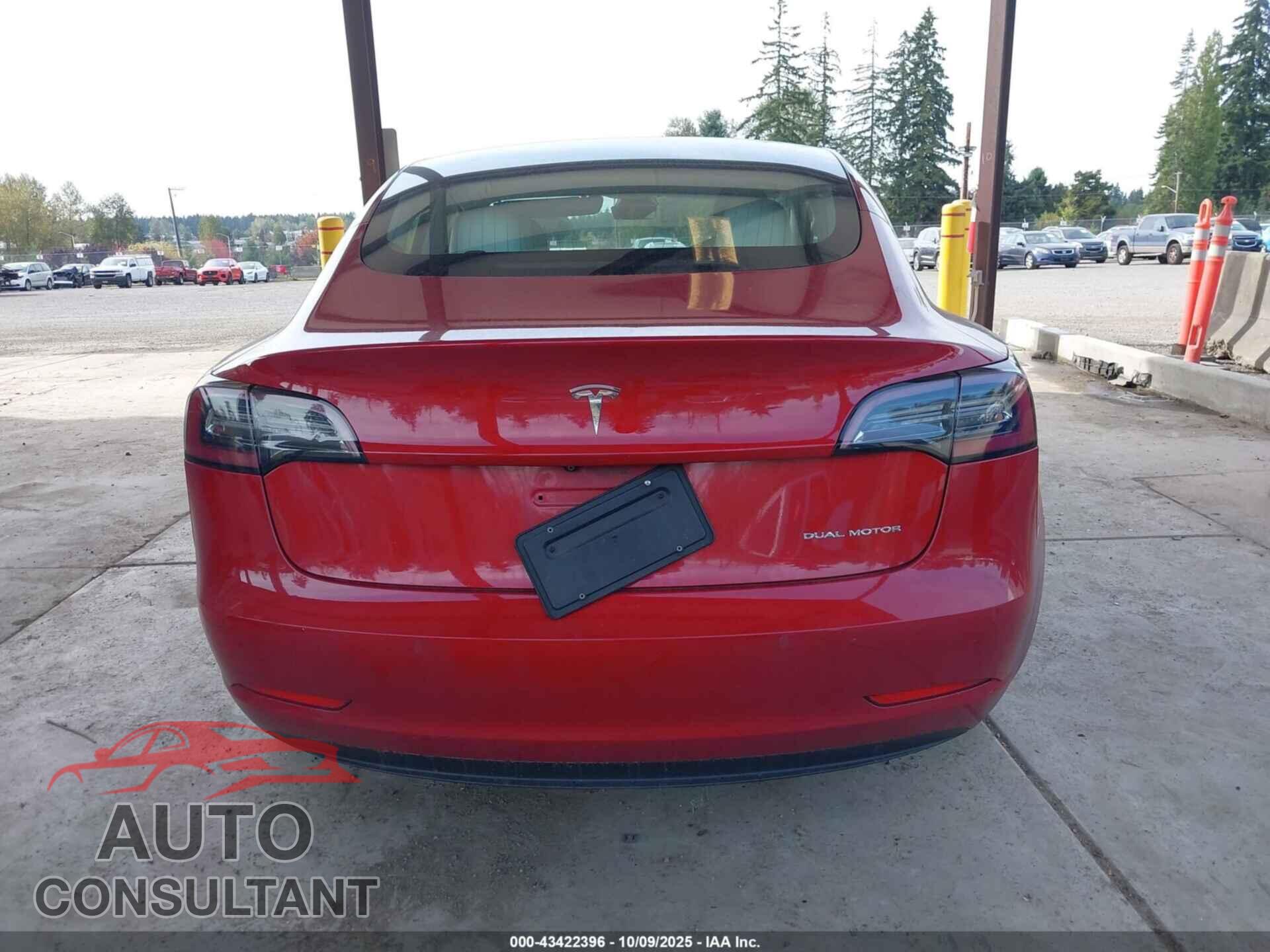 TESLA MODEL 3 2019 - 5YJ3E1EB4KF407273