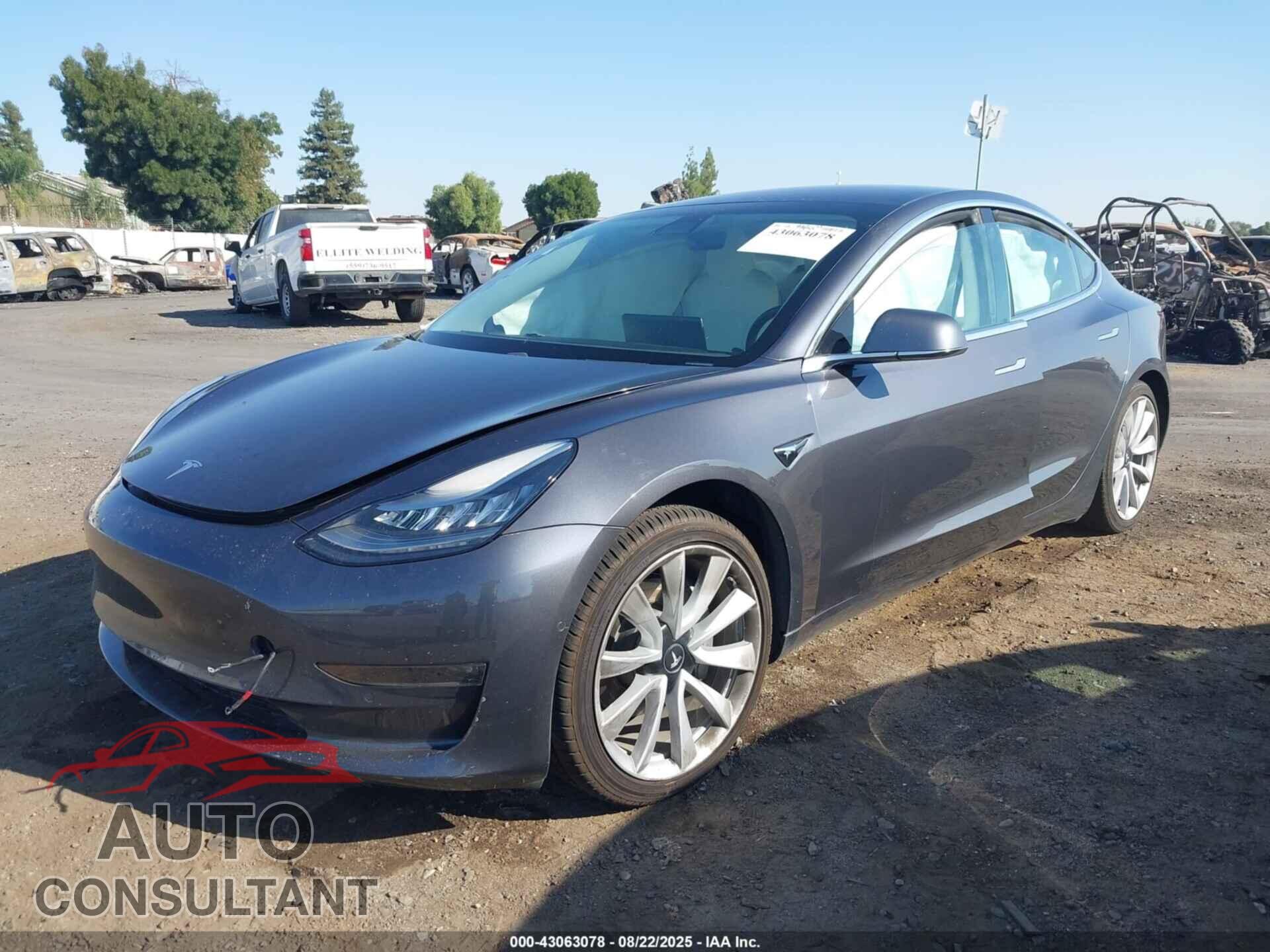 TESLA MODEL 3 2019 - 5YJ3E1EB6KF195542