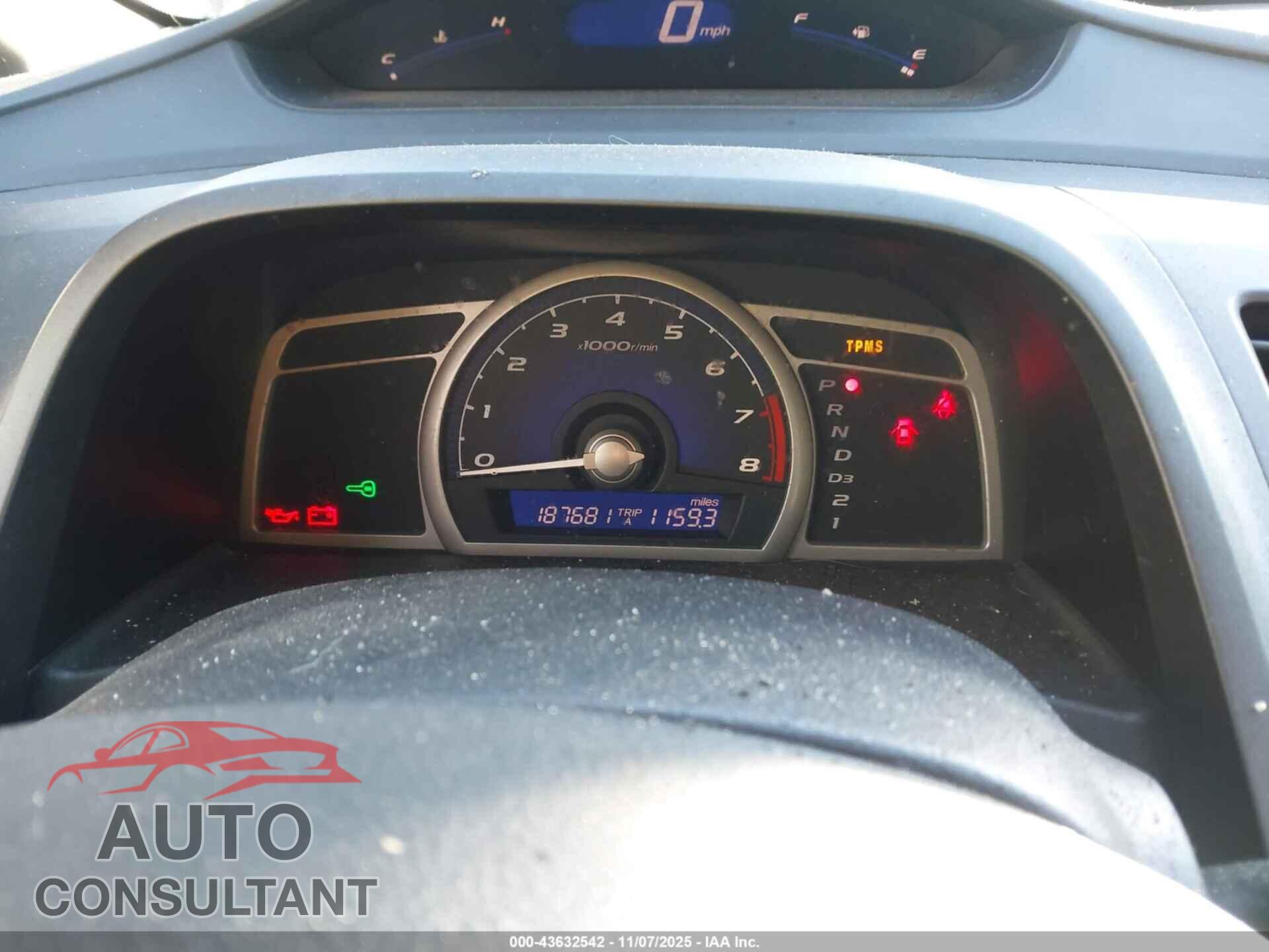 HONDA CIVIC 2011 - 19XFA1F53BE010340