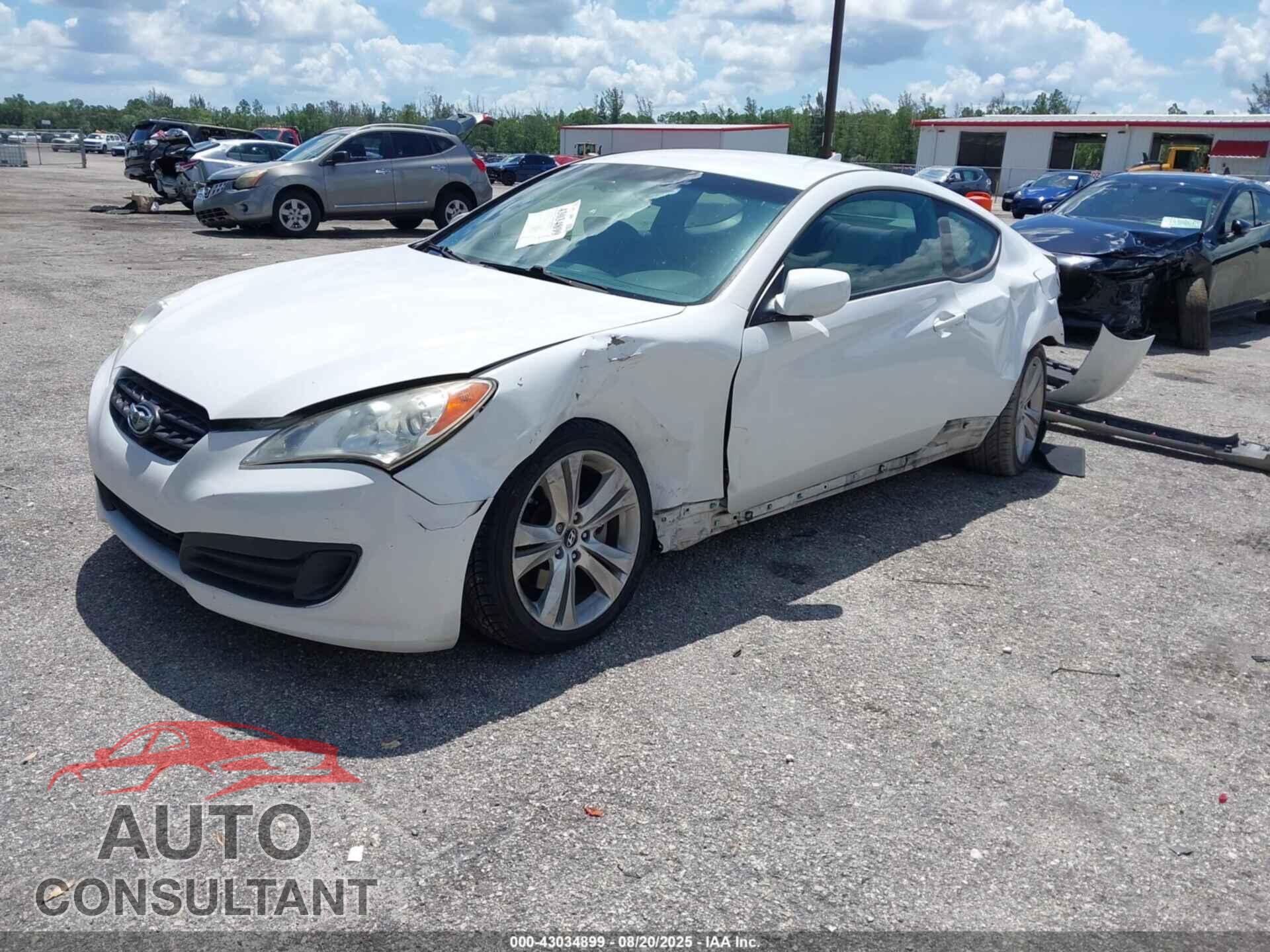HYUNDAI GENESIS 2012 - KMHHT6KD0CU077036